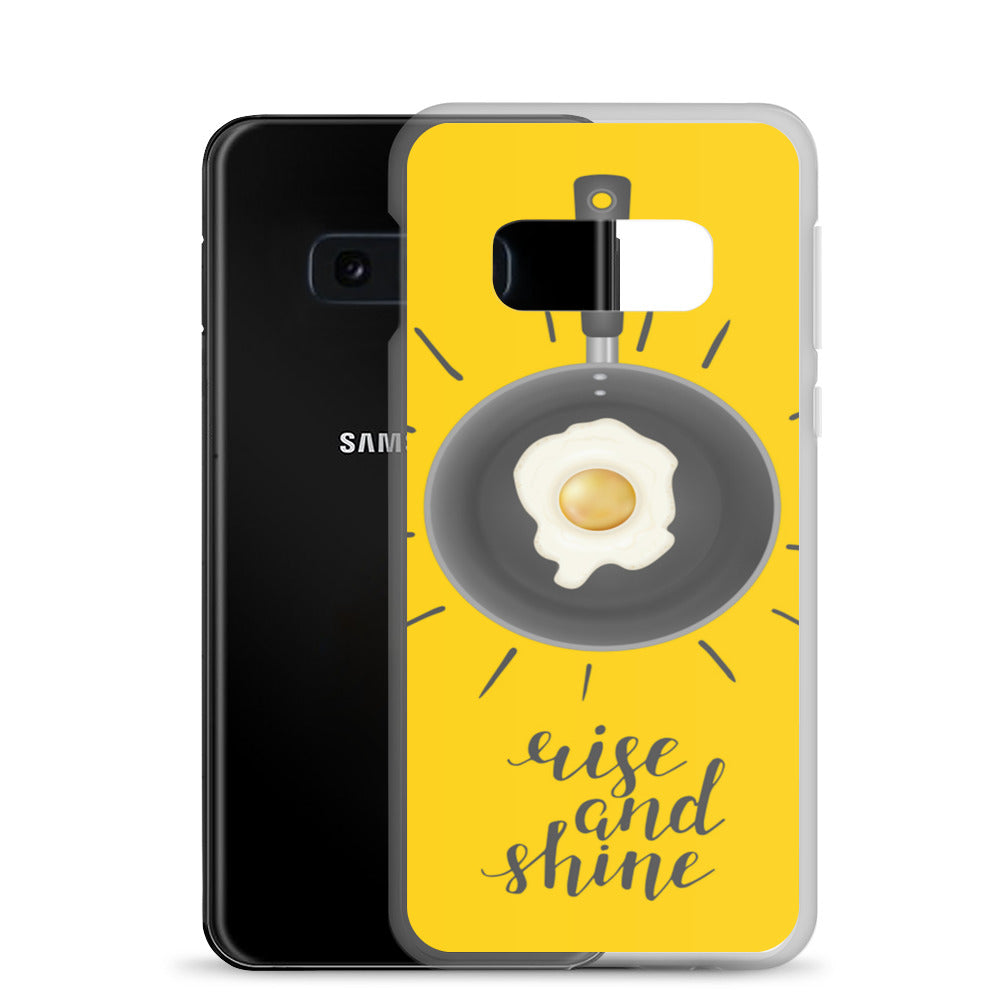 Motivational Samsung Mobile Case "Rise 7 Shine" Inspiring Samsung phone case