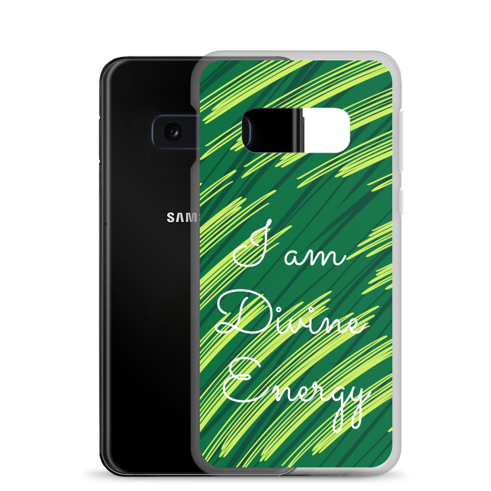 Samsung Mobile Case " I am Divine Energy" positive affirmation Motivational Phone Case