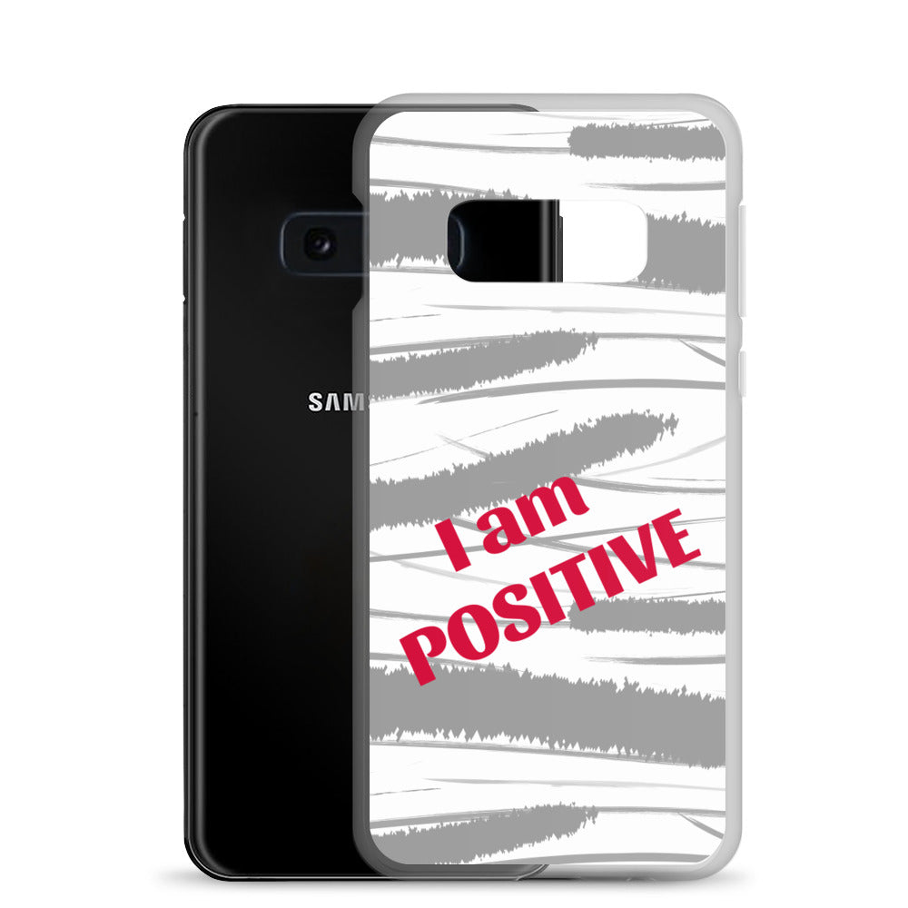 Samsung Phone Case "I am Positive" Motivational Mobile Case