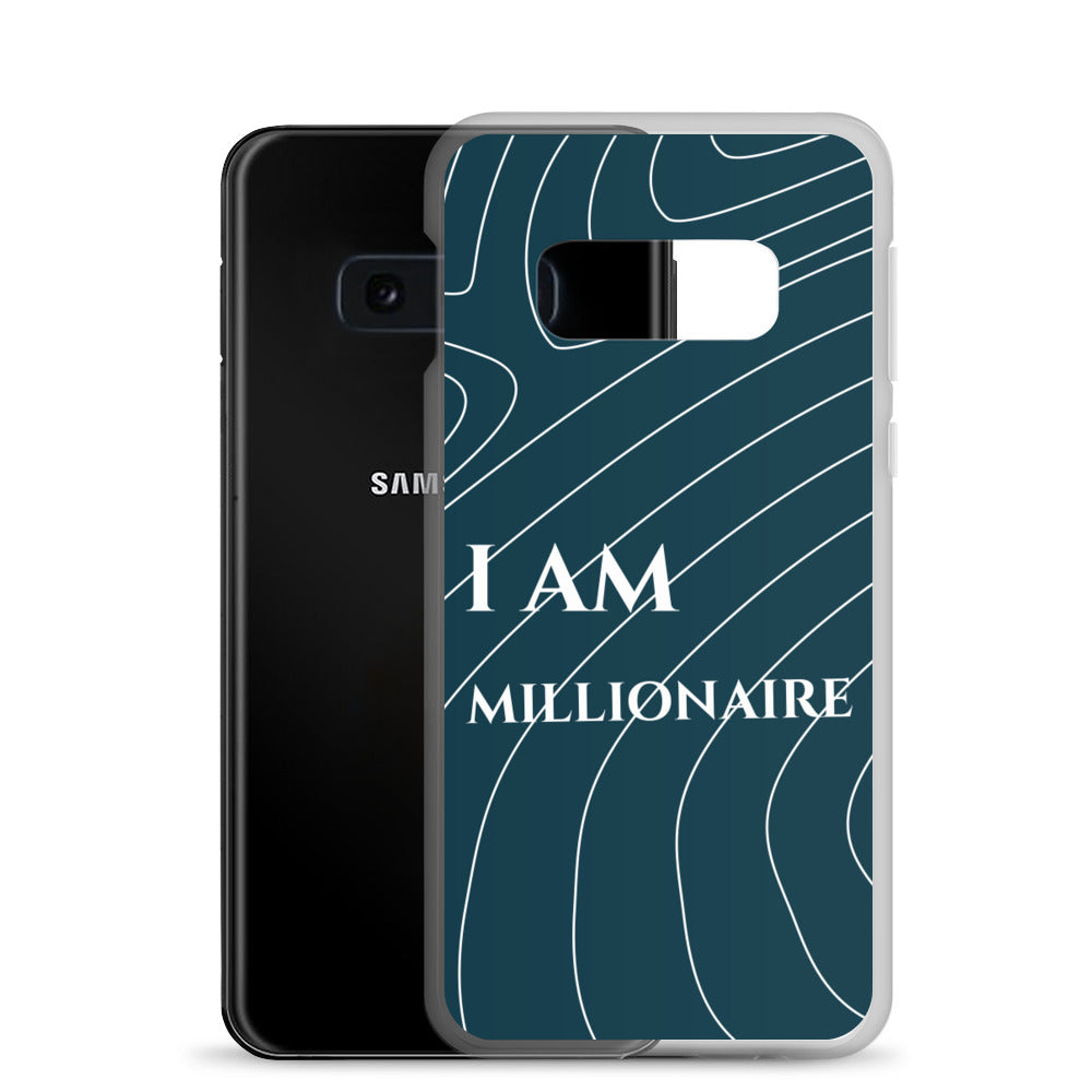 Samsung Mobile Case "I am millionaire" Motivational Phone Case