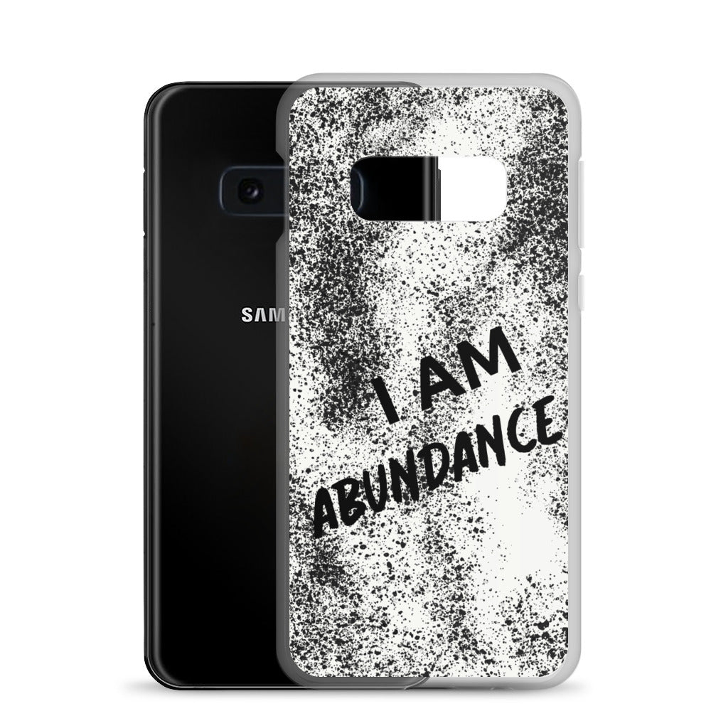 Samsung Galaxy Phone Case " I am Abundance" Samsung Mobile Case