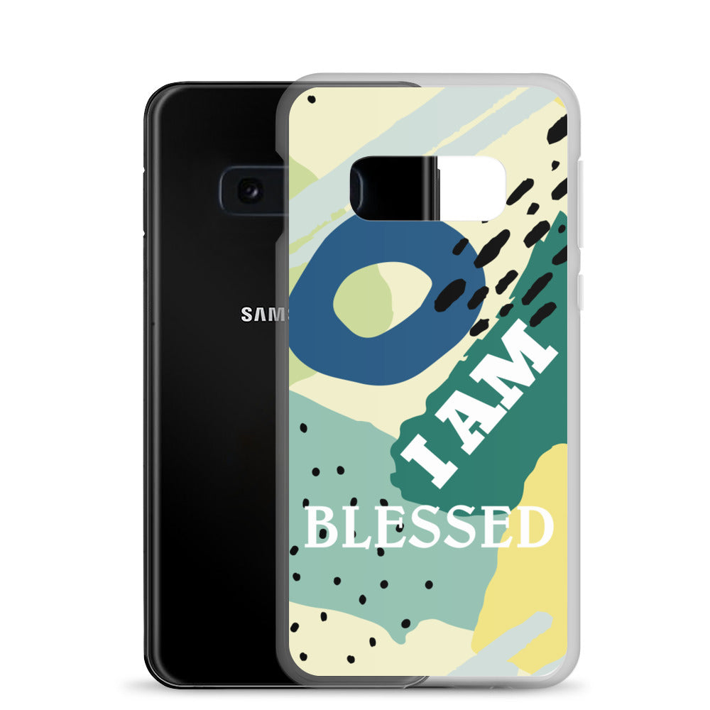 Samsung Galaxy mobile  Case "I am Blessed" Motivational phone Case