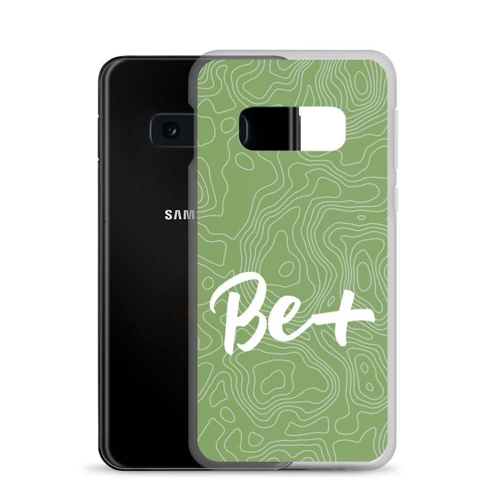 Samsung galaxy mobile Case "Be positive" motivational quote Phone Case