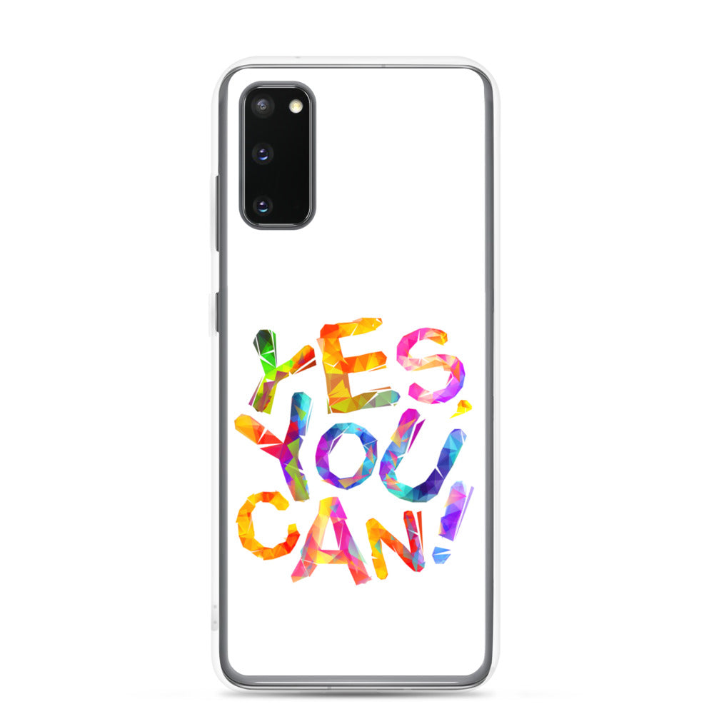 Motivational Samsung Mobile Case "YES YOU CAN !" Law of Attraction Samsung Mobile Phone Case