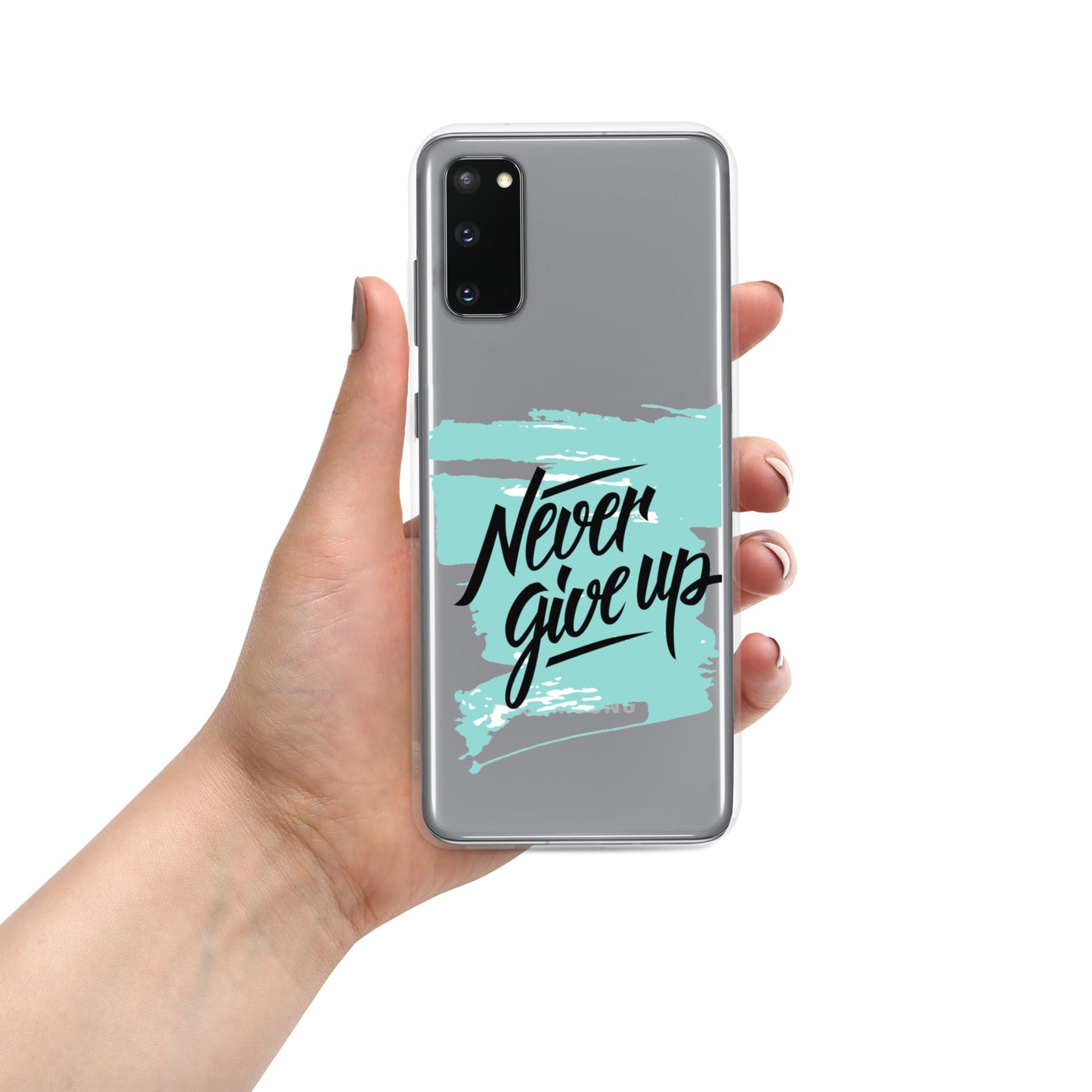 Motivational Mobile case Samsung Mobile  Case "Never Give up" inspiring mobile case