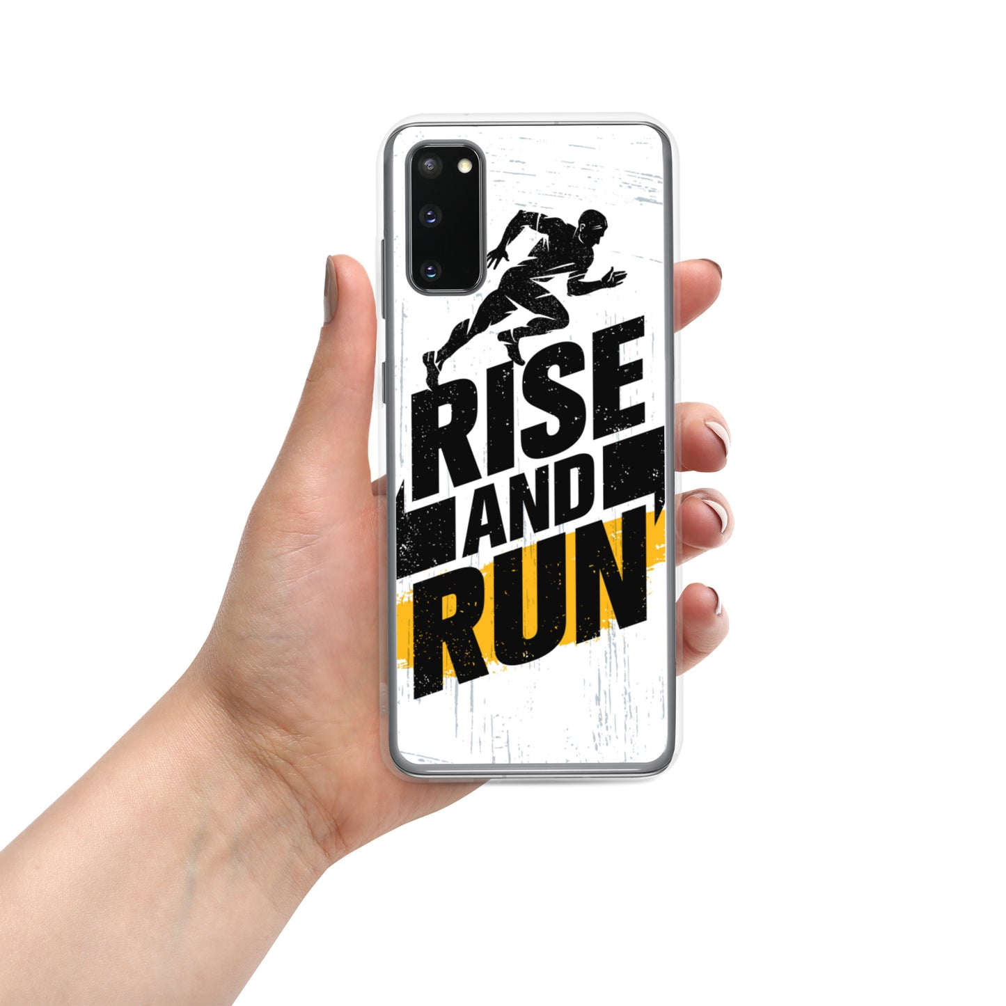 Samsung Motivational Mobile Case " rise and Run" Durable Tough Samsung Phone Case