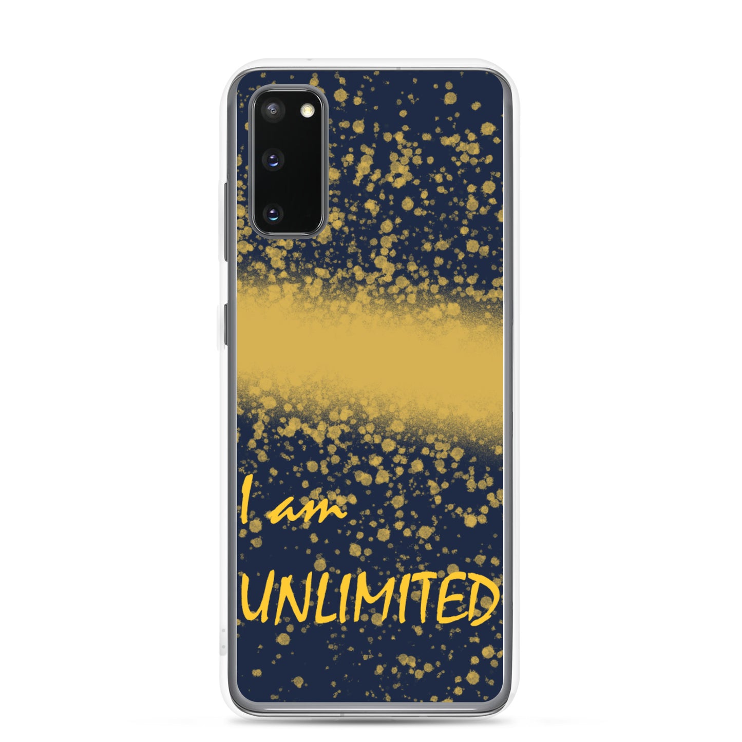 Samsung Phone Case "I am Unlimited" Motivational Mobile Case