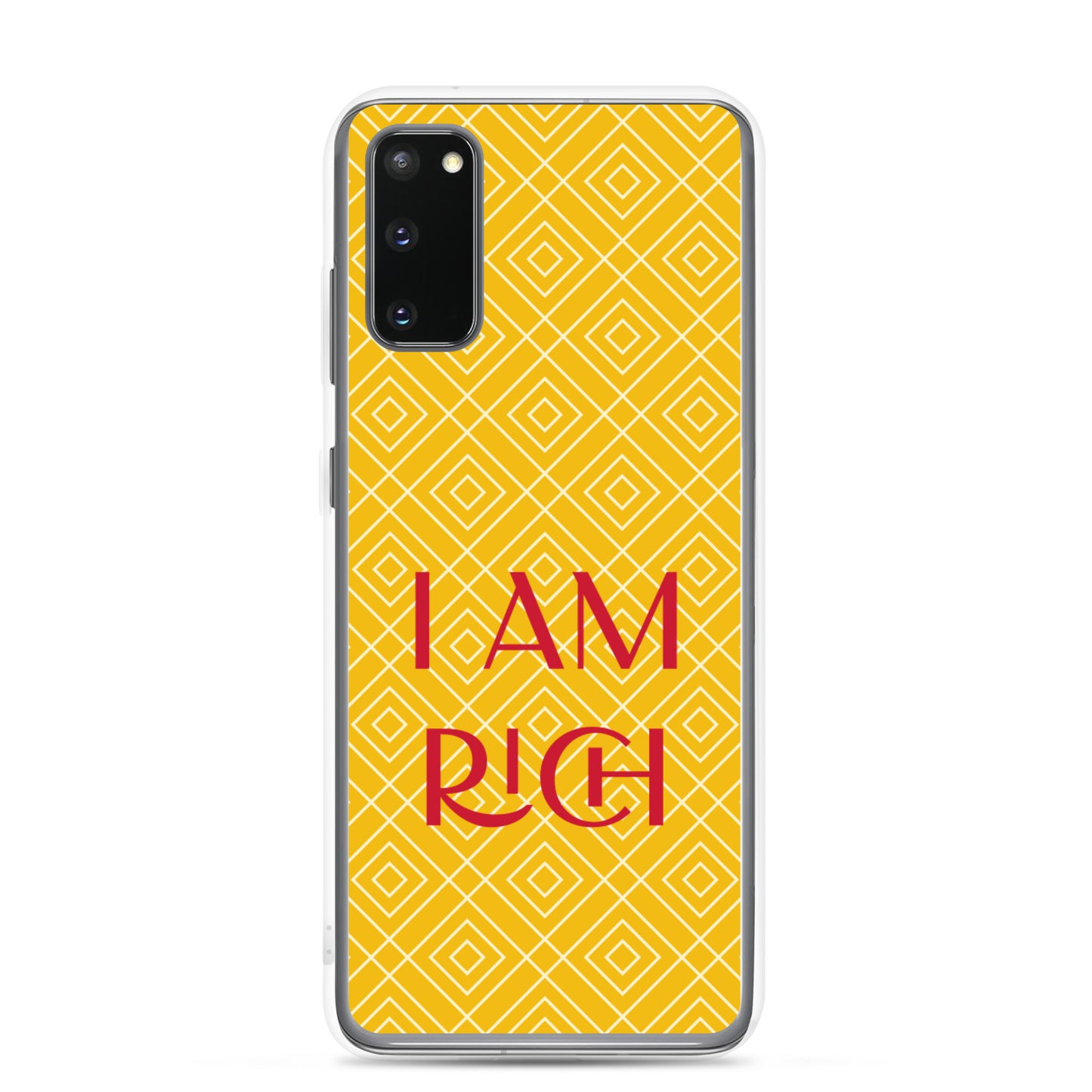 Samsung Mobile Case "I am Rich" Motivational Samsung galaxy Phone Case