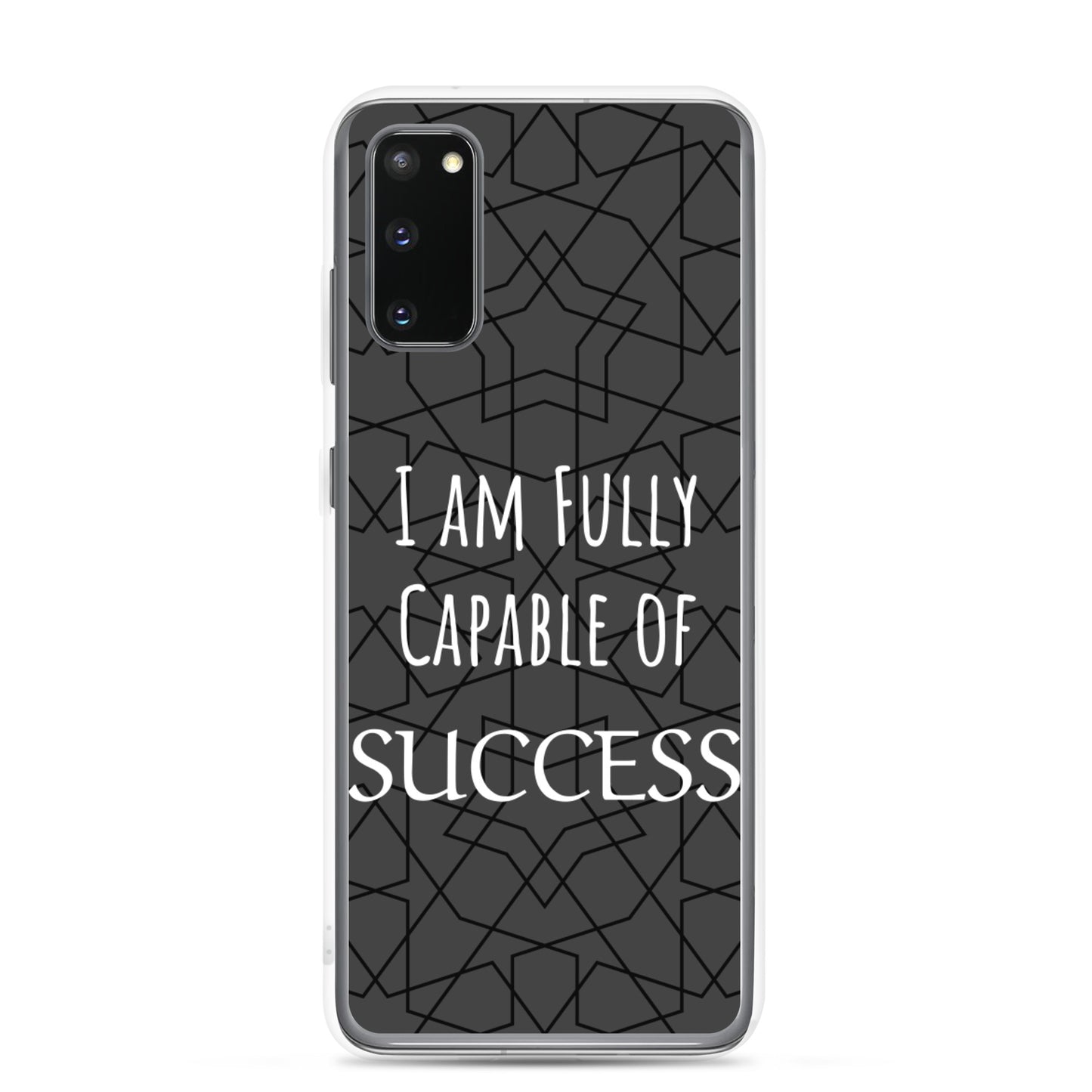 Samsung Galaxy Case "I am Fully Capable of Success" Motivational phone case