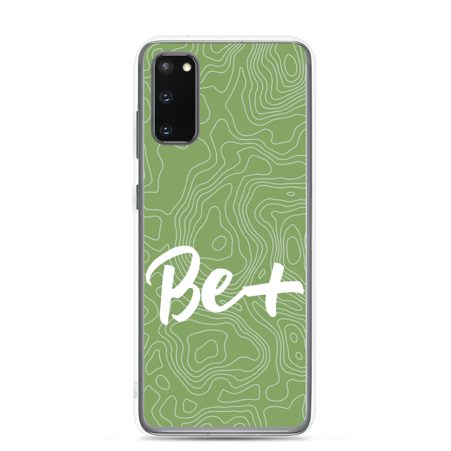 Samsung galaxy mobile Case "Be positive" motivational quote Phone Case