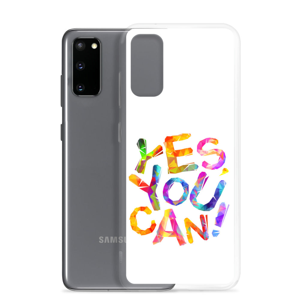 Motivational Samsung Mobile Case "YES YOU CAN !" Law of Attraction Samsung Mobile Phone Case