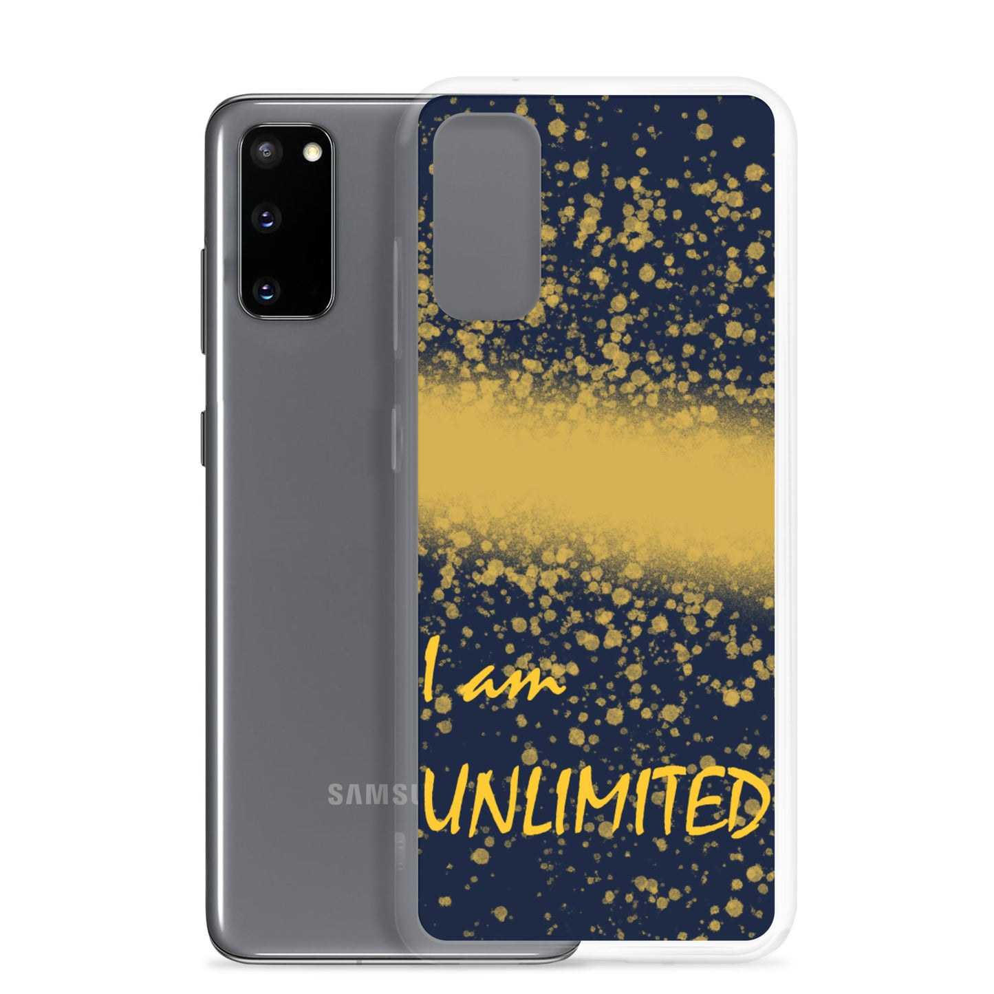 Samsung Phone Case "I am Unlimited" Motivational Mobile Case