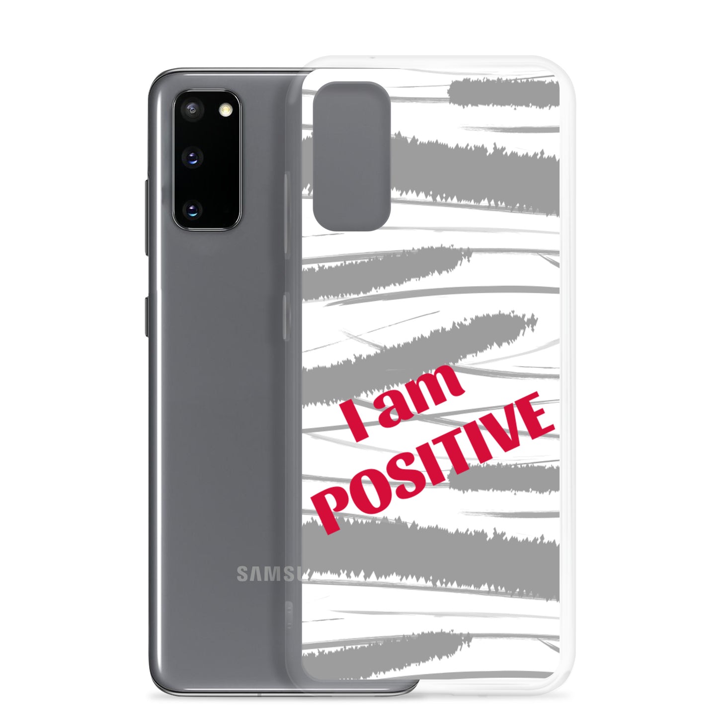 Samsung Phone Case "I am Positive" Motivational Mobile Case