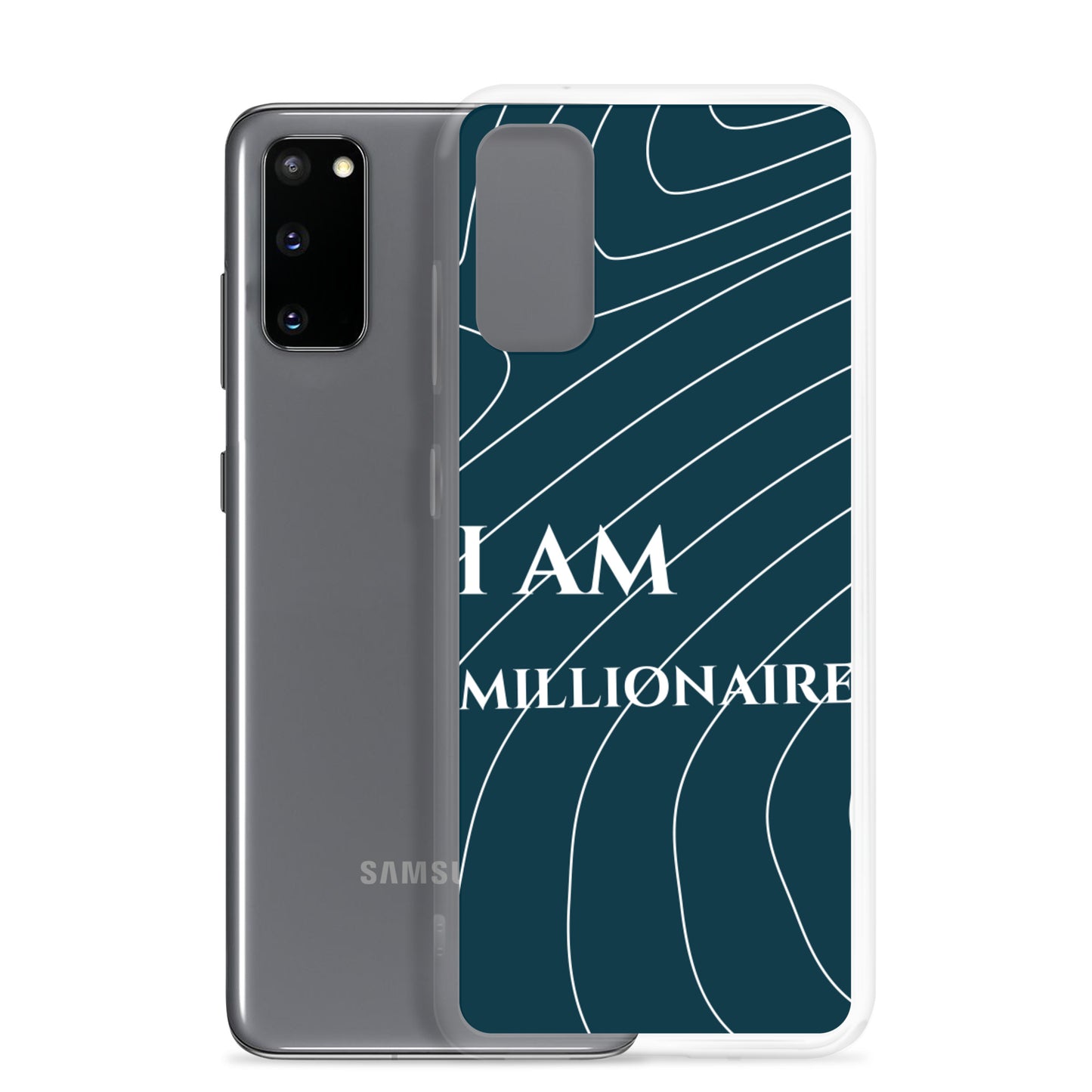 Samsung Mobile Case "I am millionaire" Motivational Phone Case