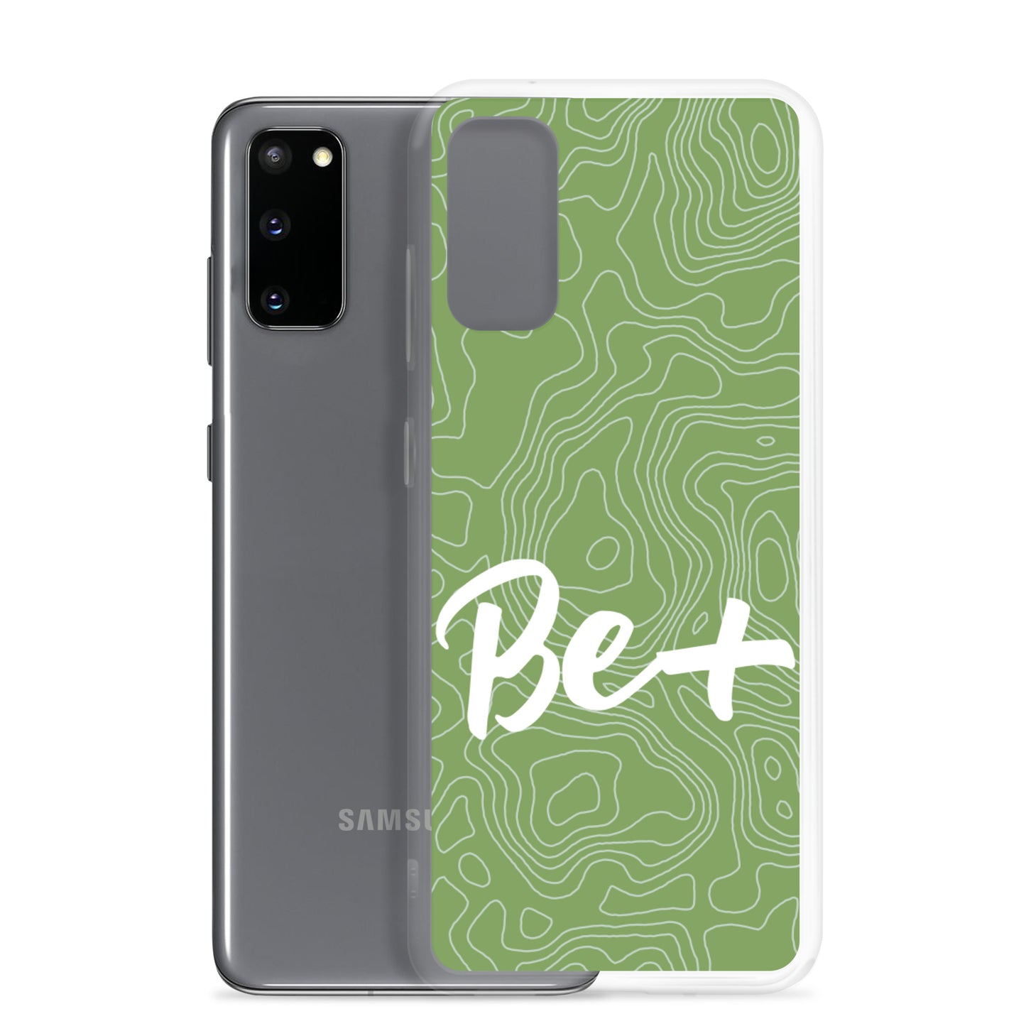 Samsung galaxy mobile Case "Be positive" motivational quote Phone Case