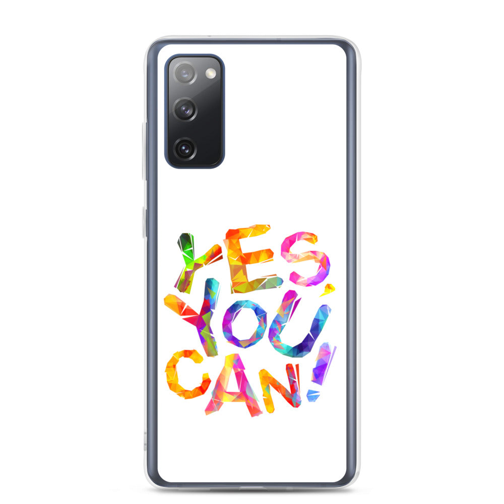 Motivational Samsung Mobile Case "YES YOU CAN !" Law of Attraction Samsung Mobile Phone Case