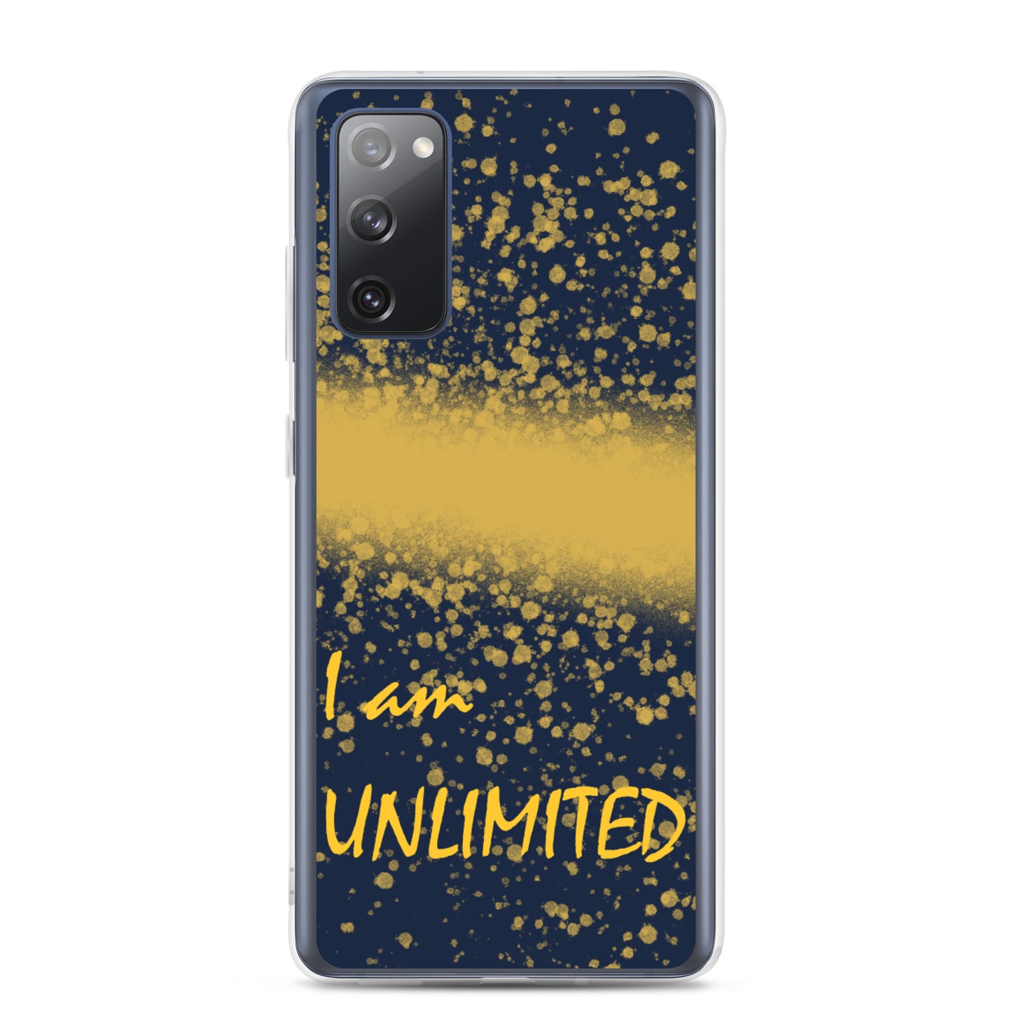 Samsung Phone Case "I am Unlimited" Motivational Mobile Case