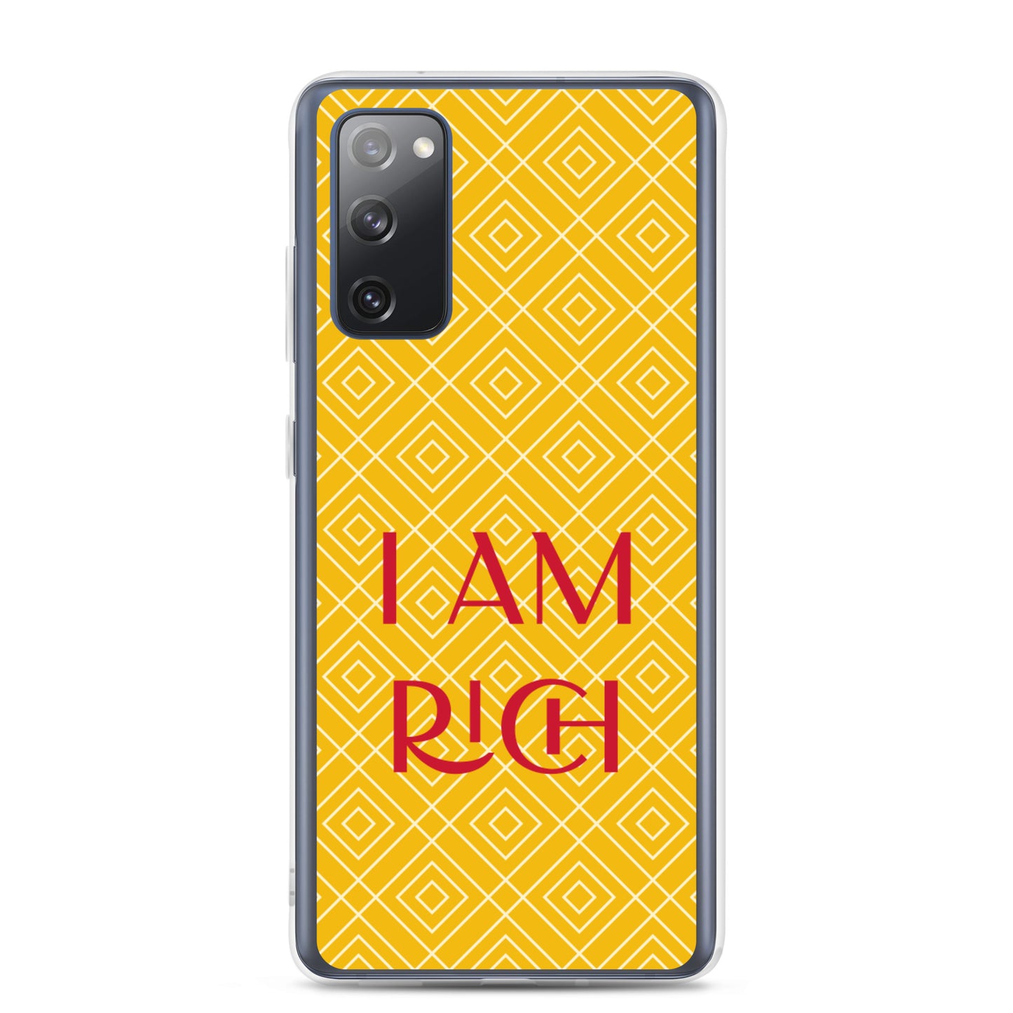 Samsung Mobile Case "I am Rich" Motivational Samsung galaxy Phone Case