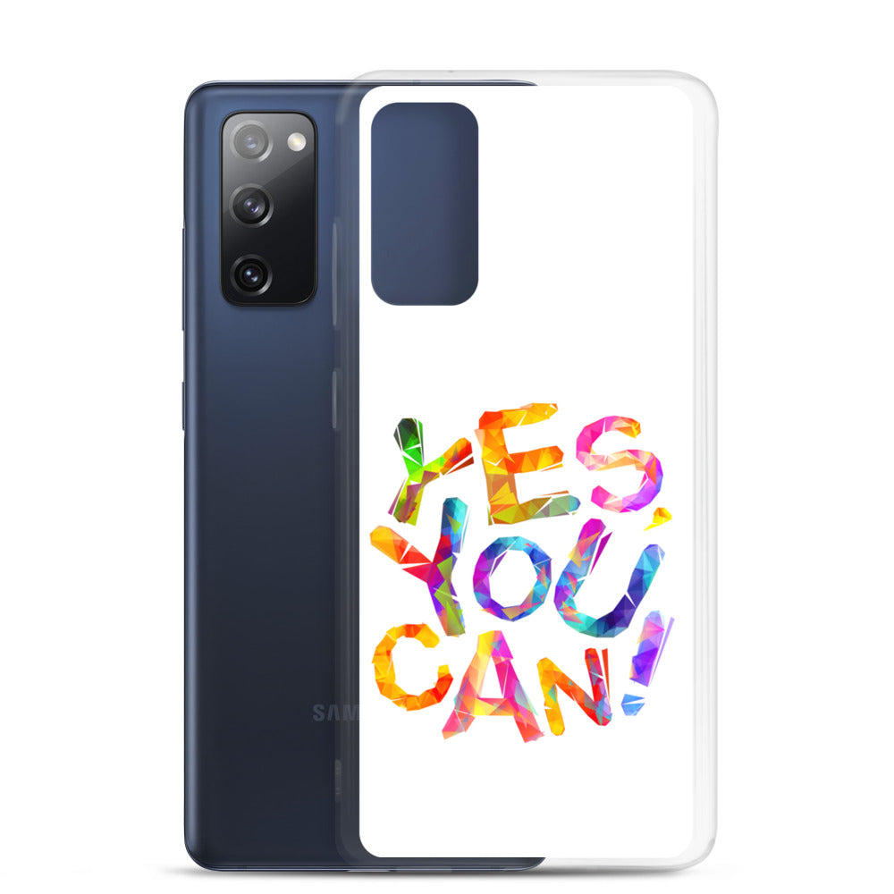 Motivational Samsung Mobile Case "YES YOU CAN !" Law of Attraction Samsung Mobile Phone Case