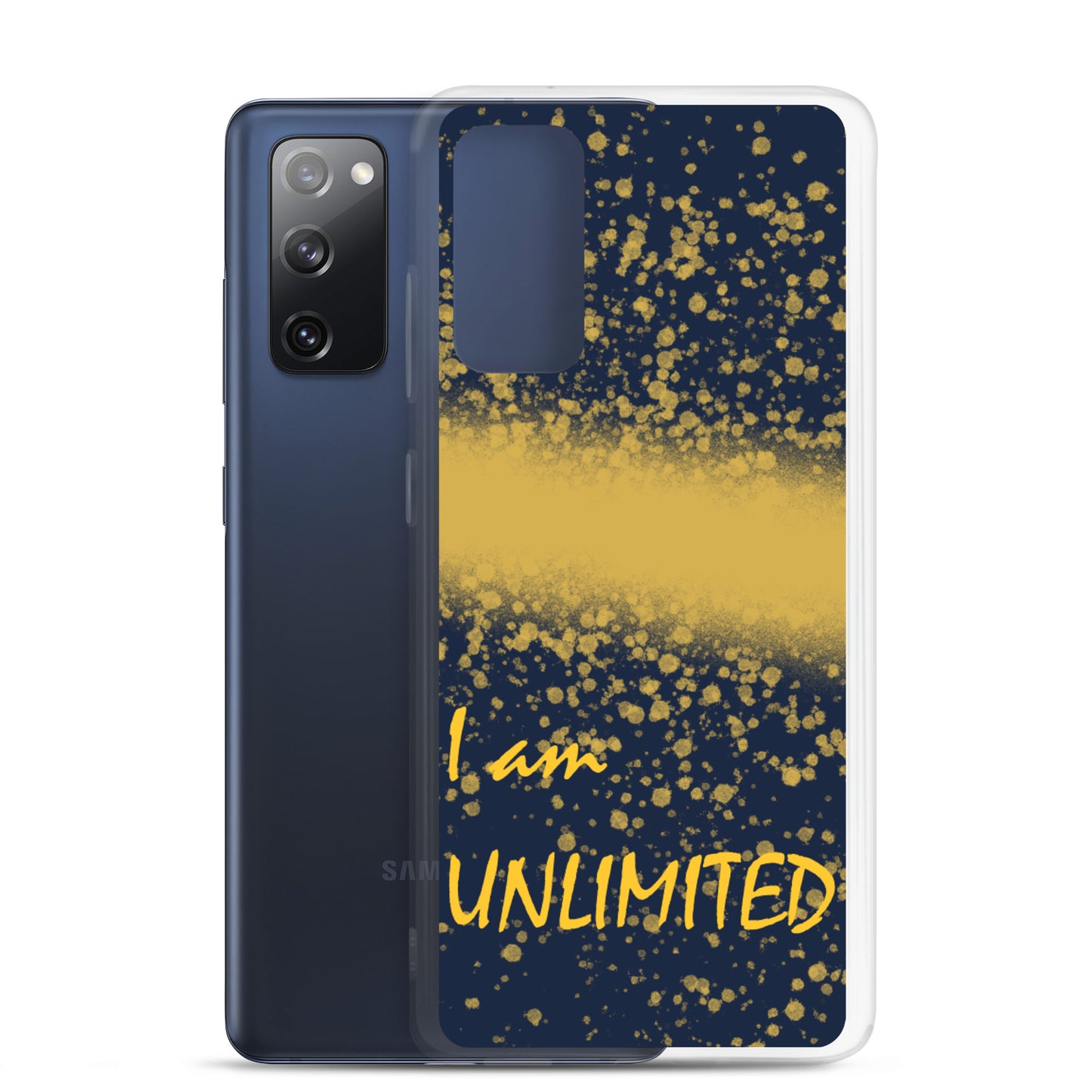 Samsung Phone Case "I am Unlimited" Motivational Mobile Case