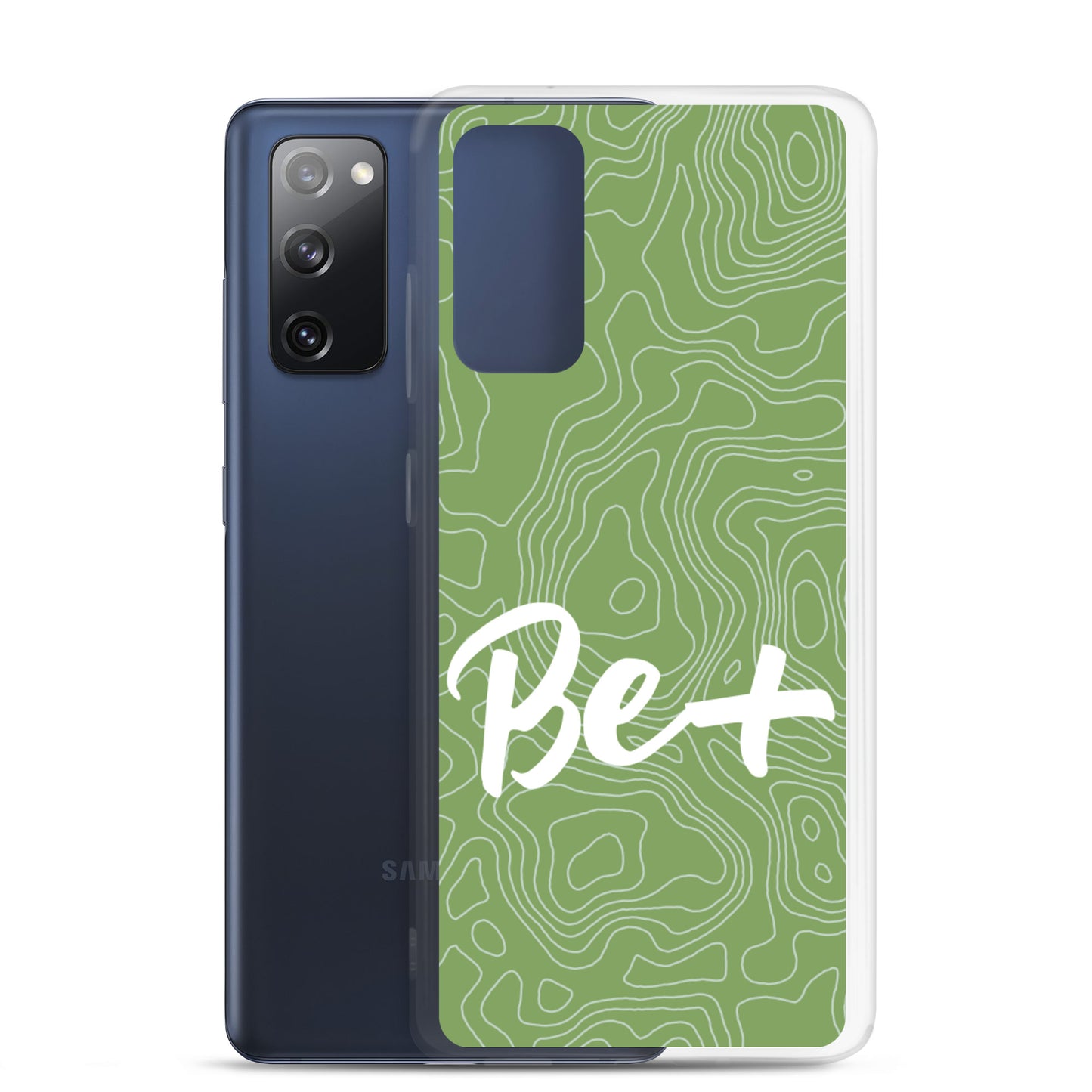 Samsung galaxy mobile Case "Be positive" motivational quote Phone Case