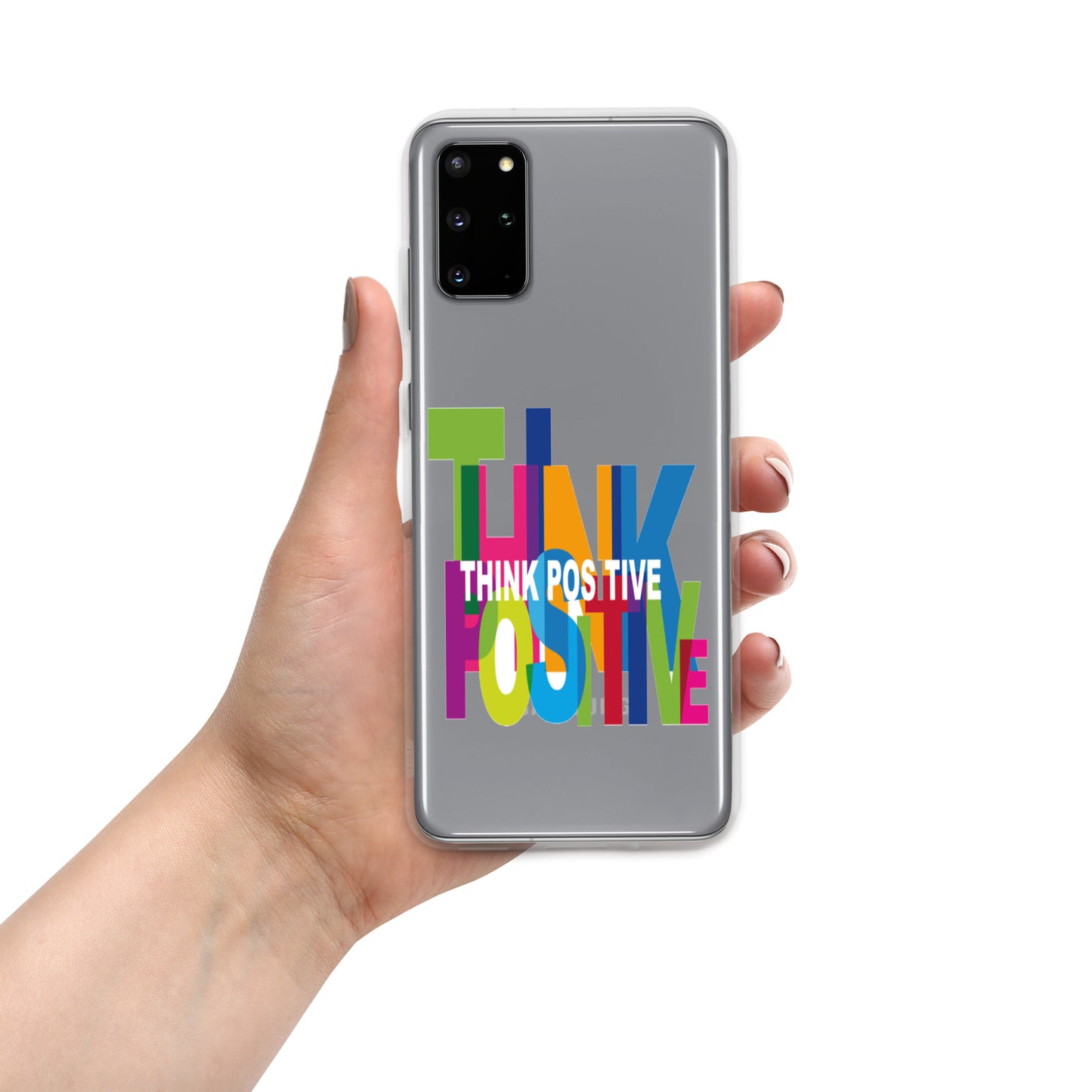 Samsung Mobile Case "Think Positive" Motivational Phone Case