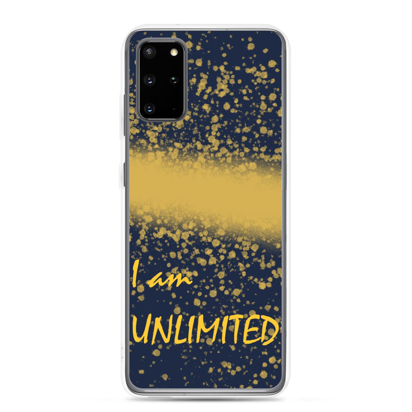 Samsung Phone Case "I am Unlimited" Motivational Mobile Case