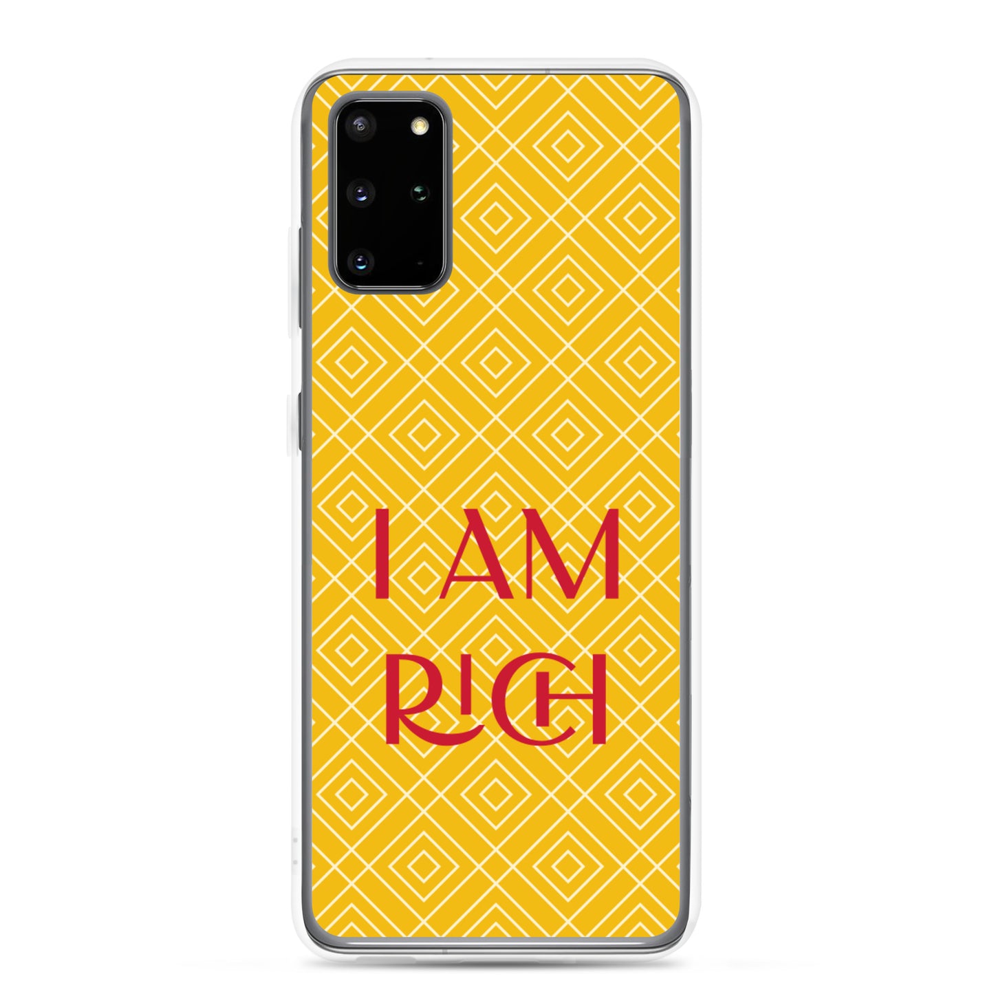 Samsung Mobile Case "I am Rich" Motivational Samsung galaxy Phone Case