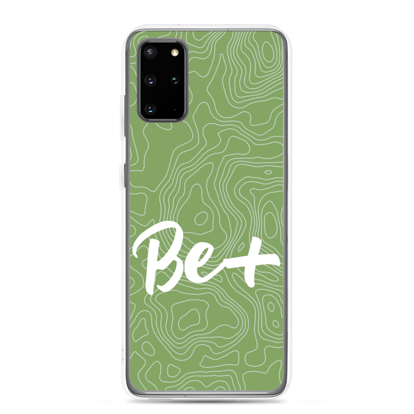 Samsung galaxy mobile Case "Be positive" motivational quote Phone Case