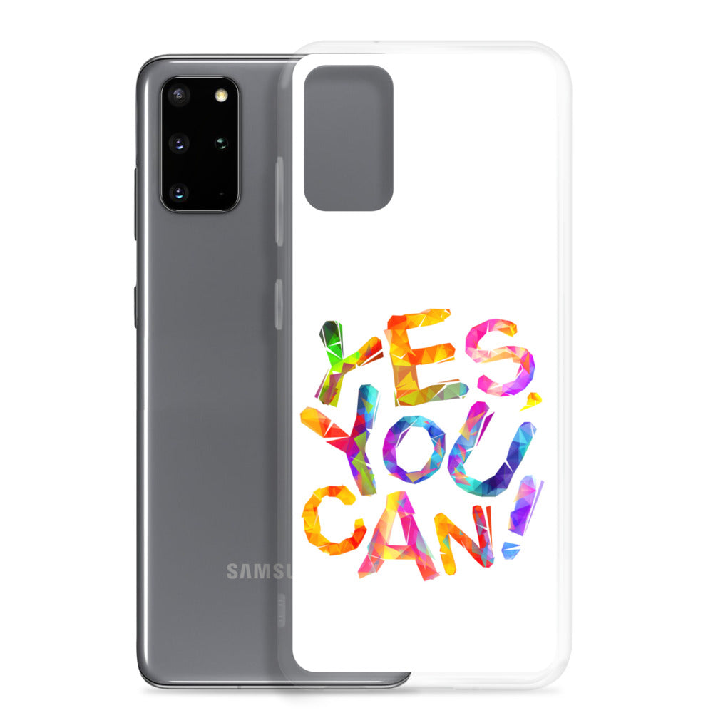 Motivational Samsung Mobile Case "YES YOU CAN !" Law of Attraction Samsung Mobile Phone Case