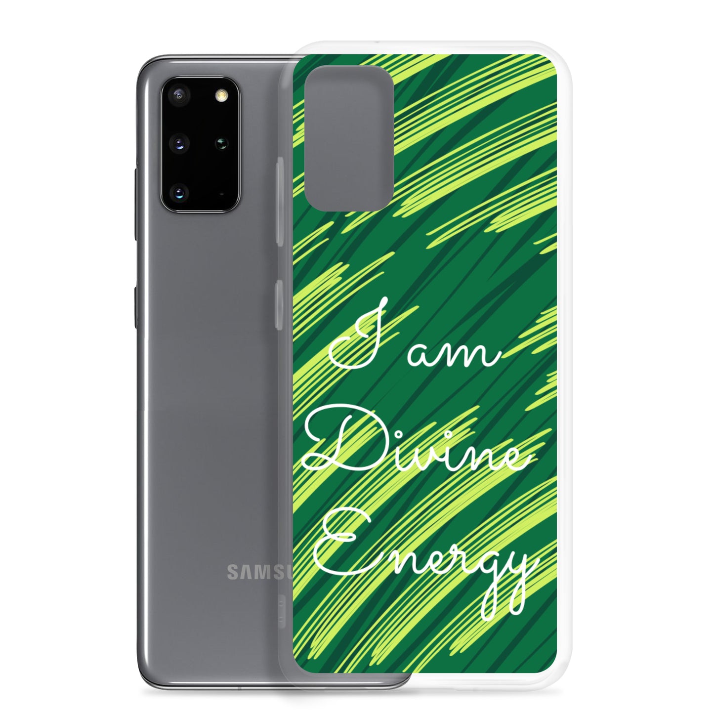 Samsung Mobile Case " I am Divine Energy" positive affirmation Motivational Phone Case