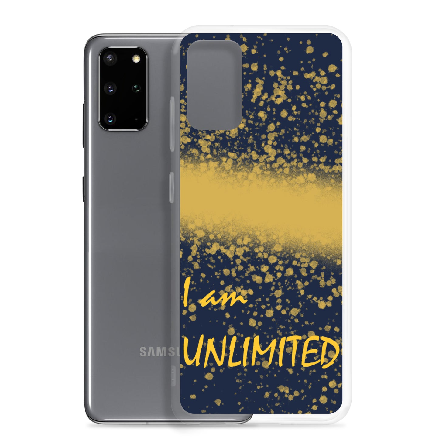 Samsung Phone Case "I am Unlimited" Motivational Mobile Case