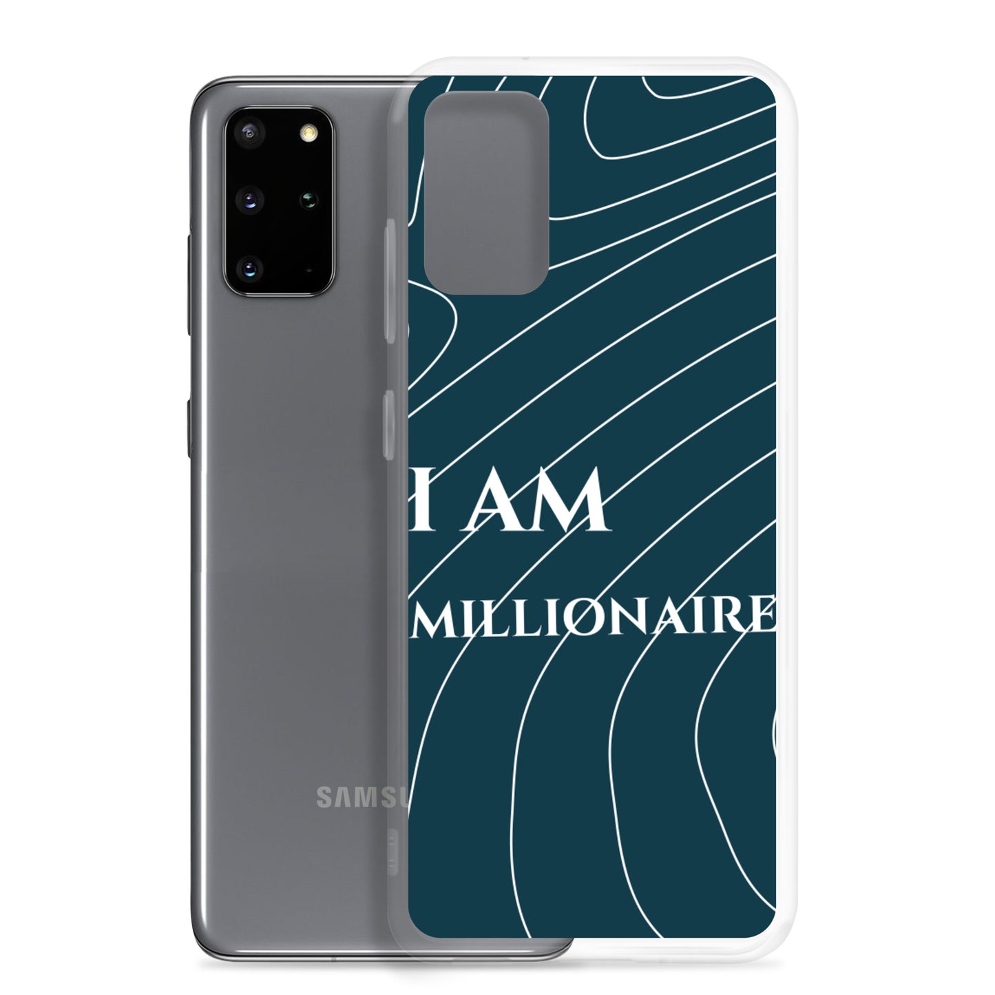 Samsung Mobile Case "I am millionaire" Motivational Phone Case