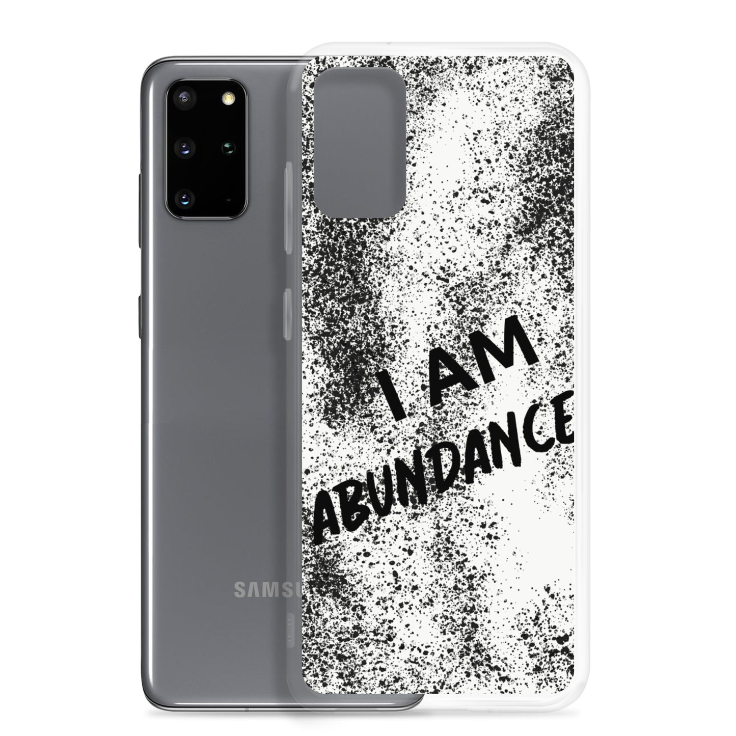 Samsung Galaxy Phone Case " I am Abundance" Samsung Mobile Case