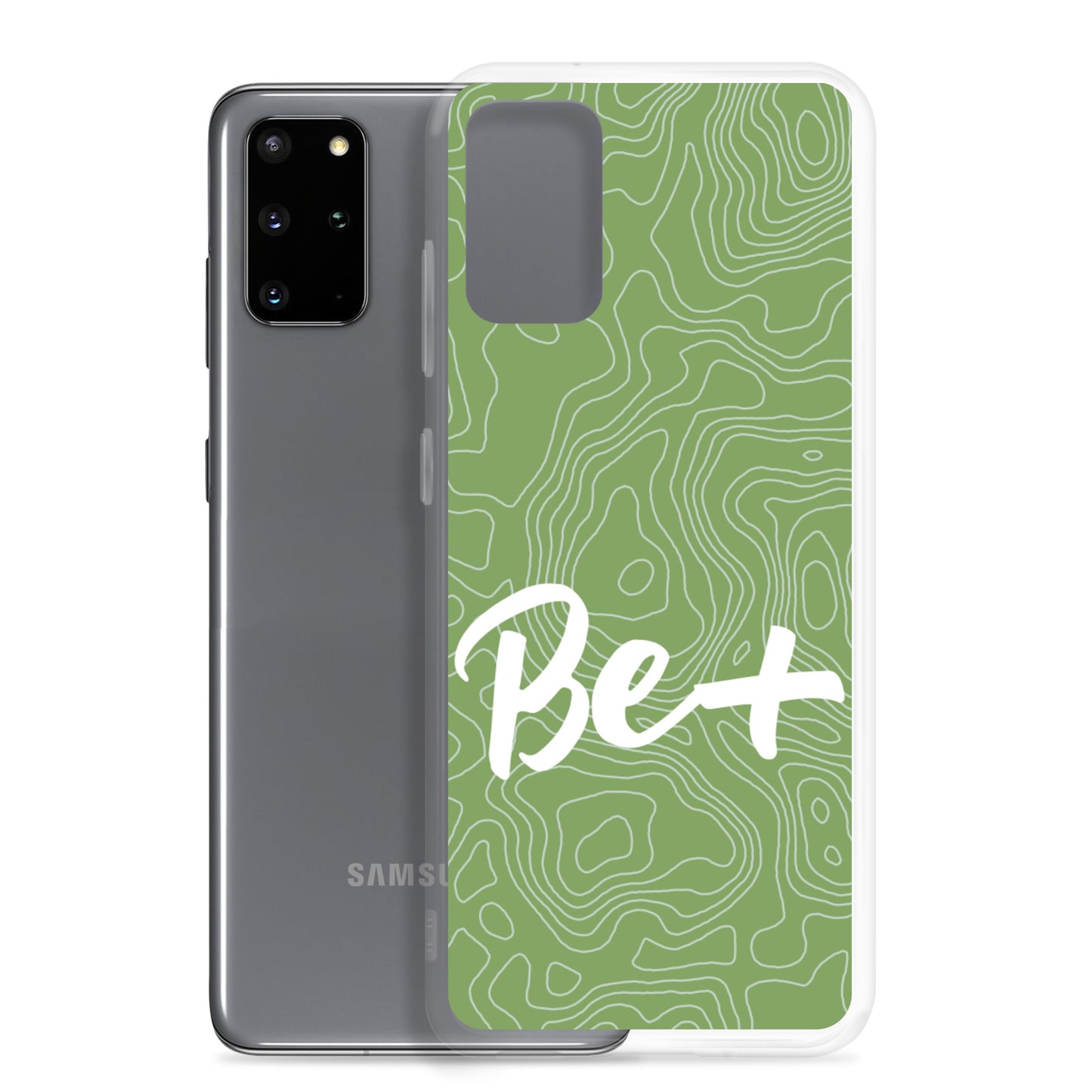 Samsung galaxy mobile Case "Be positive" motivational quote Phone Case