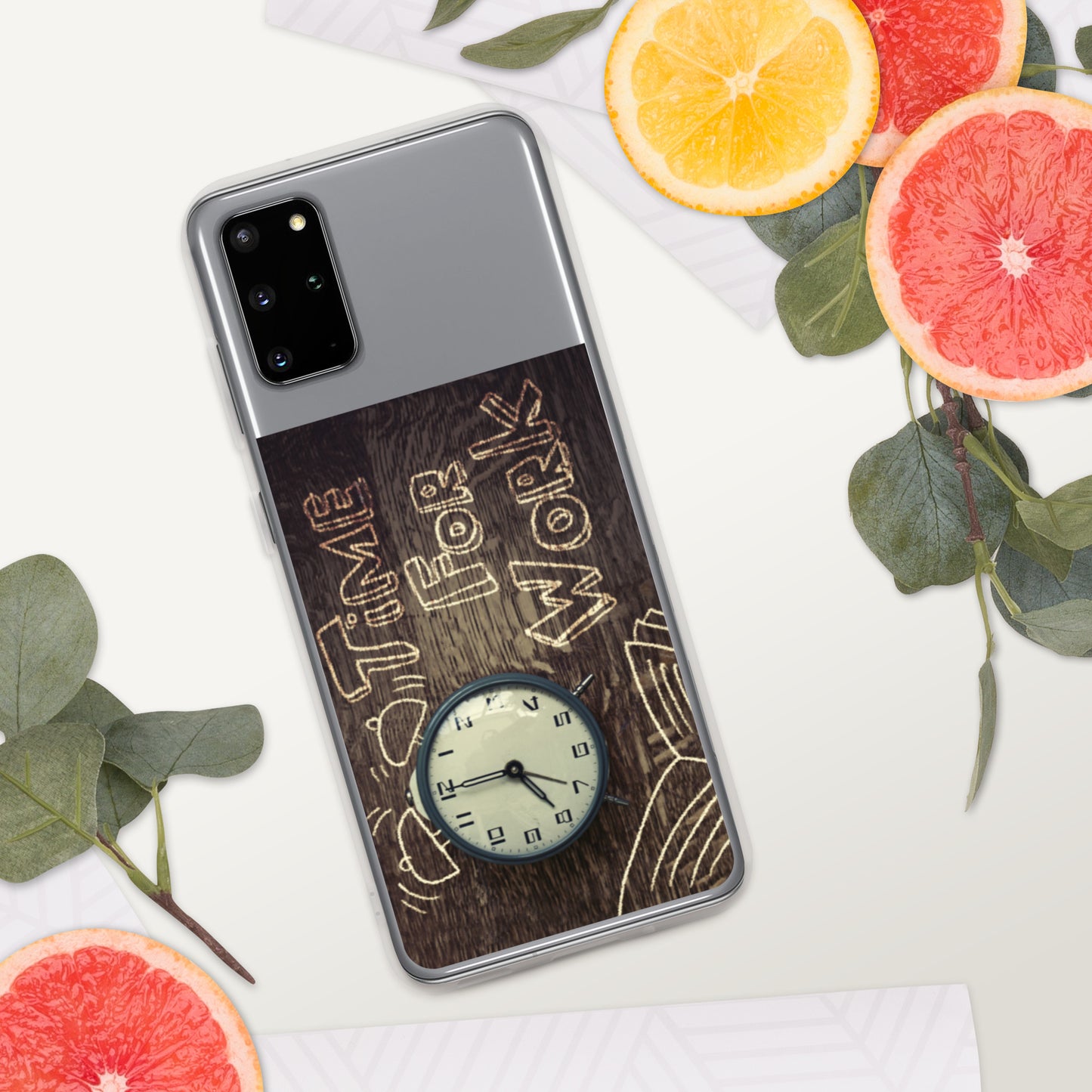 Motivational Samsung Mobile Case "Time for Work" Customized