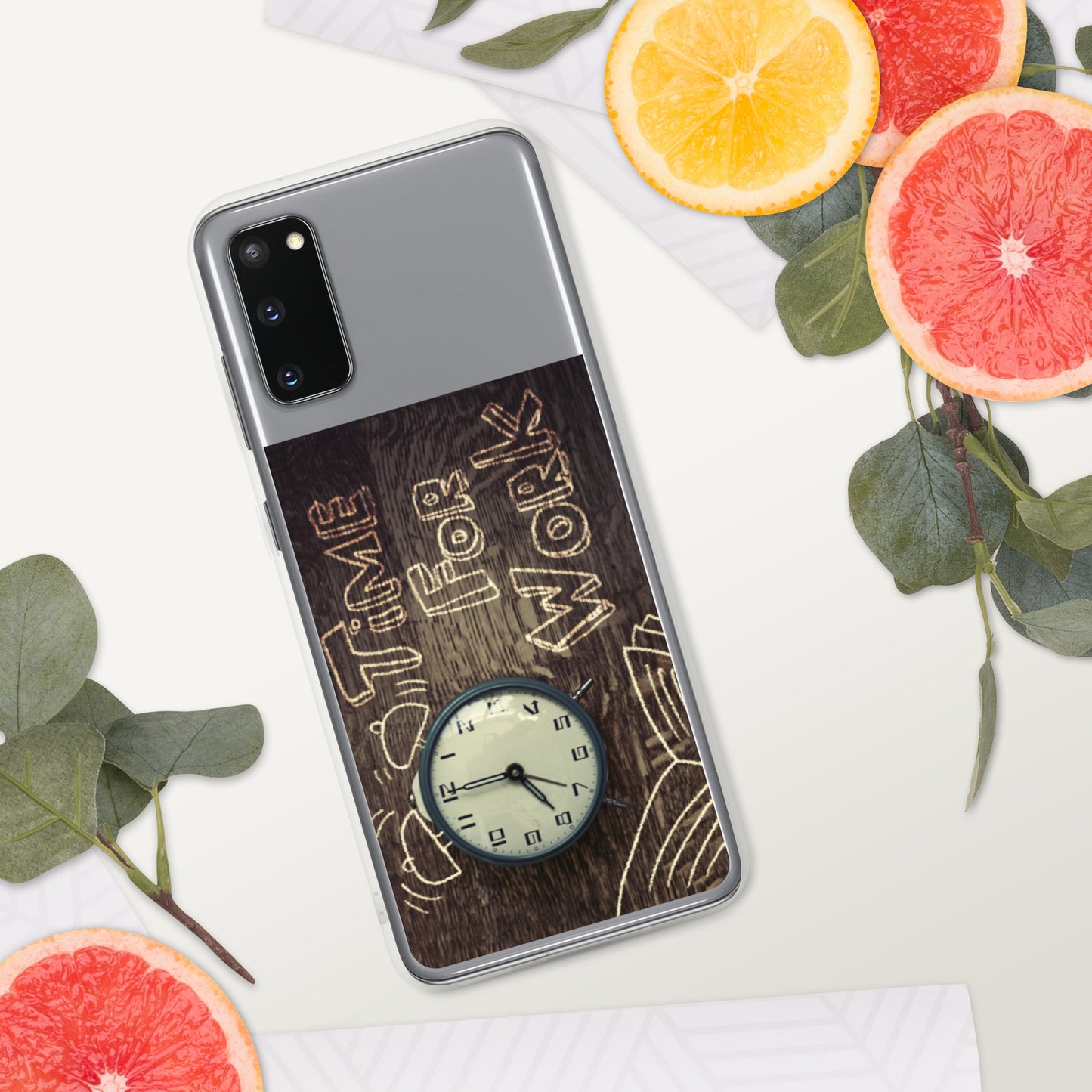 Motivational Samsung Mobile Case "Time for Work" Customized