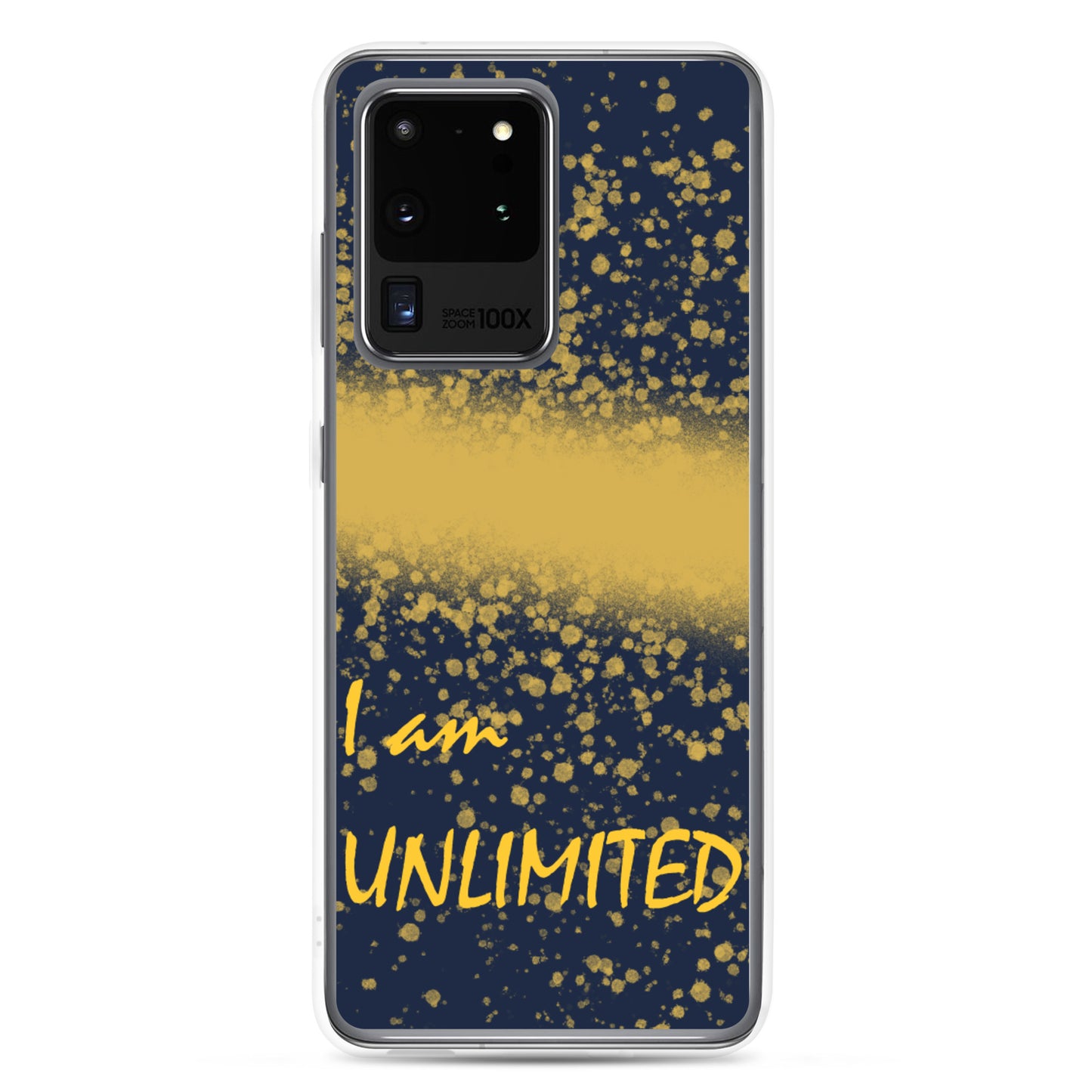 Samsung Phone Case "I am Unlimited" Motivational Mobile Case