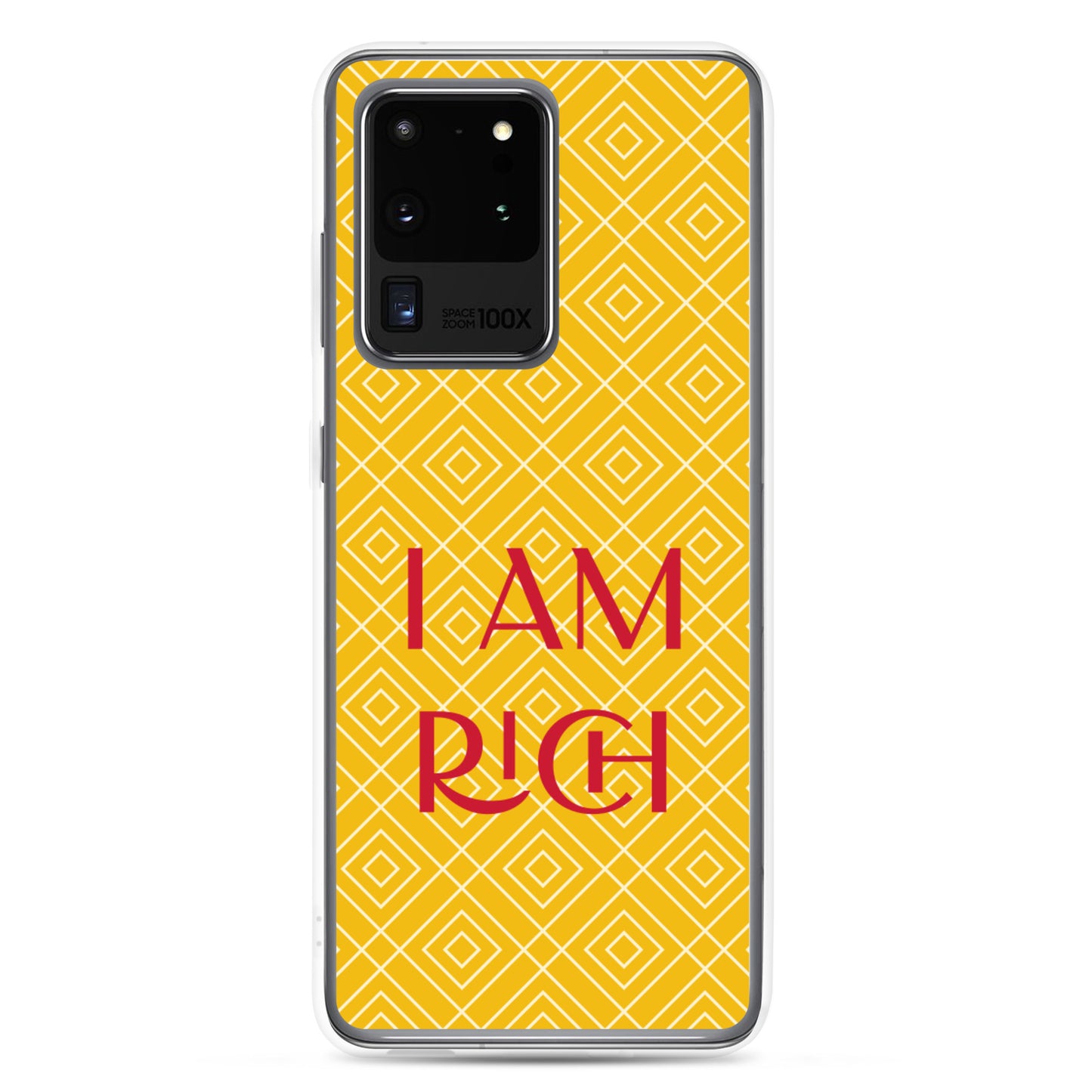 Samsung Mobile Case "I am Rich" Motivational Samsung galaxy Phone Case