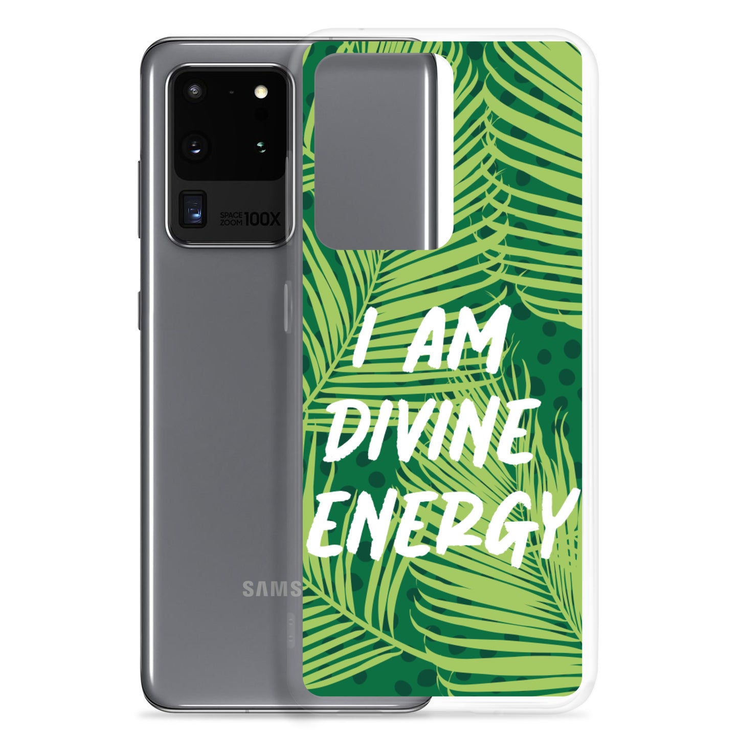 Samsung Mobile Case " I am Divine Energy" Positive Quote Phone Case