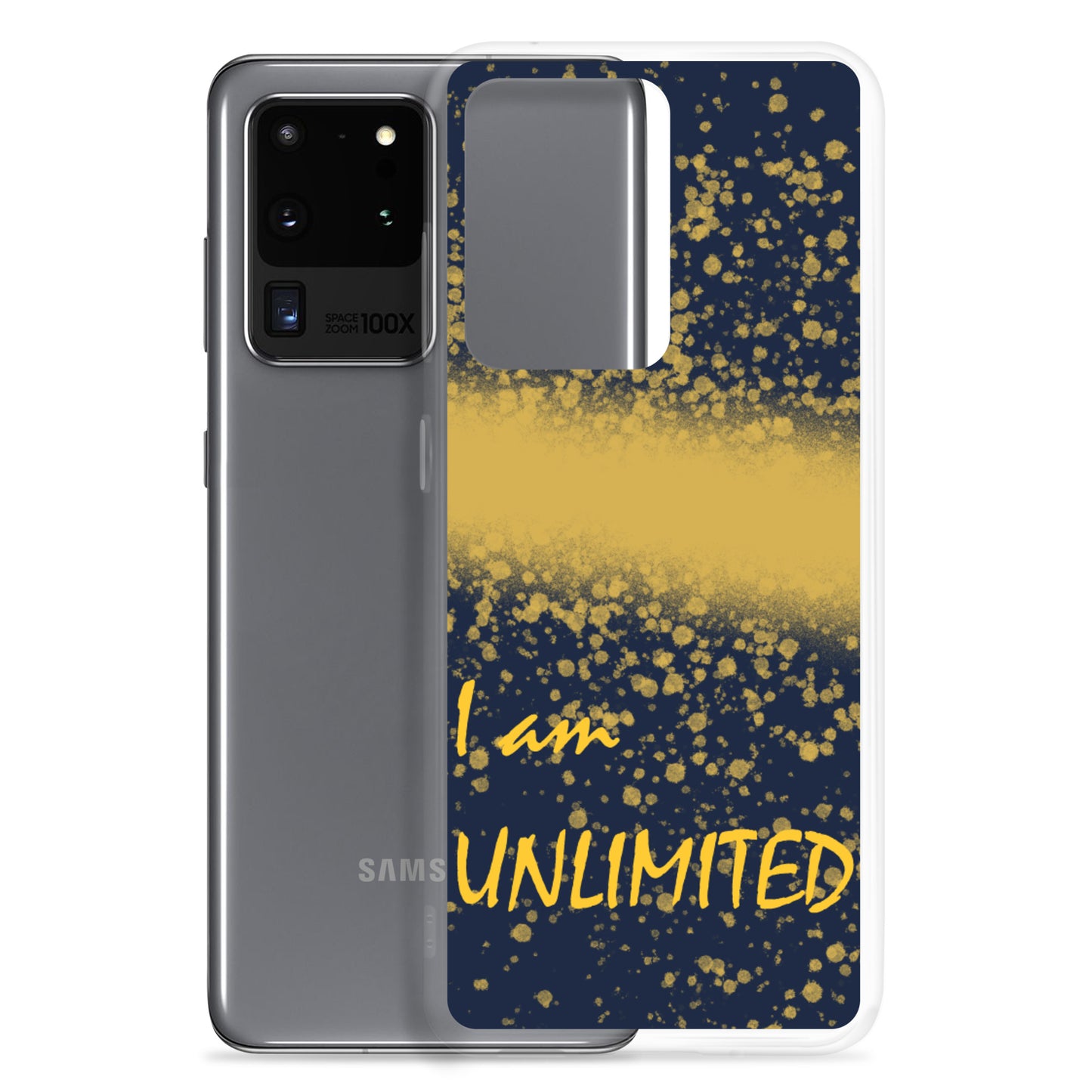 Samsung Phone Case "I am Unlimited" Motivational Mobile Case