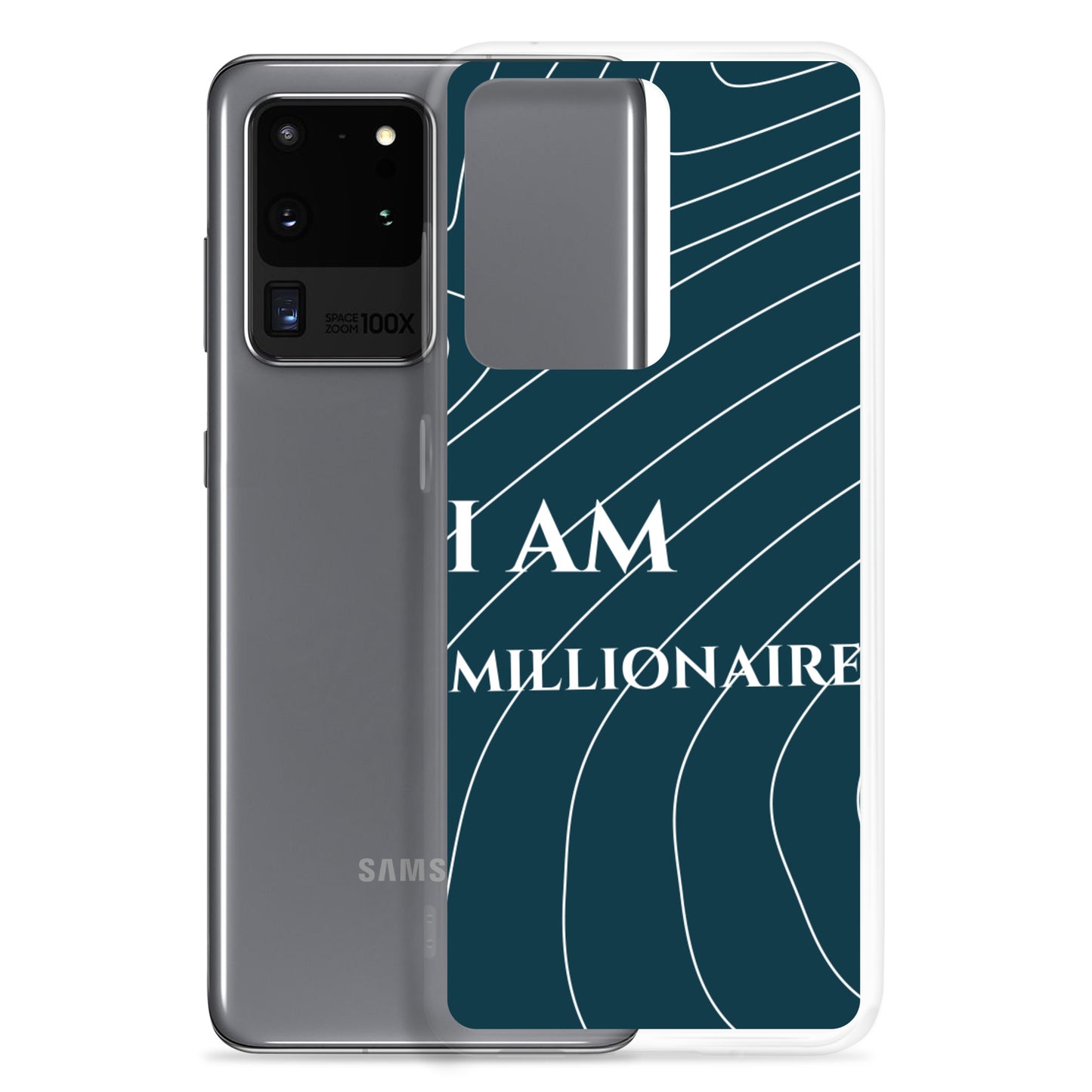 Samsung Mobile Case "I am millionaire" Motivational Phone Case