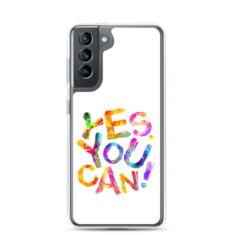 Motivational Samsung Mobile Case "YES YOU CAN !" Law of Attraction Samsung Mobile Phone Case