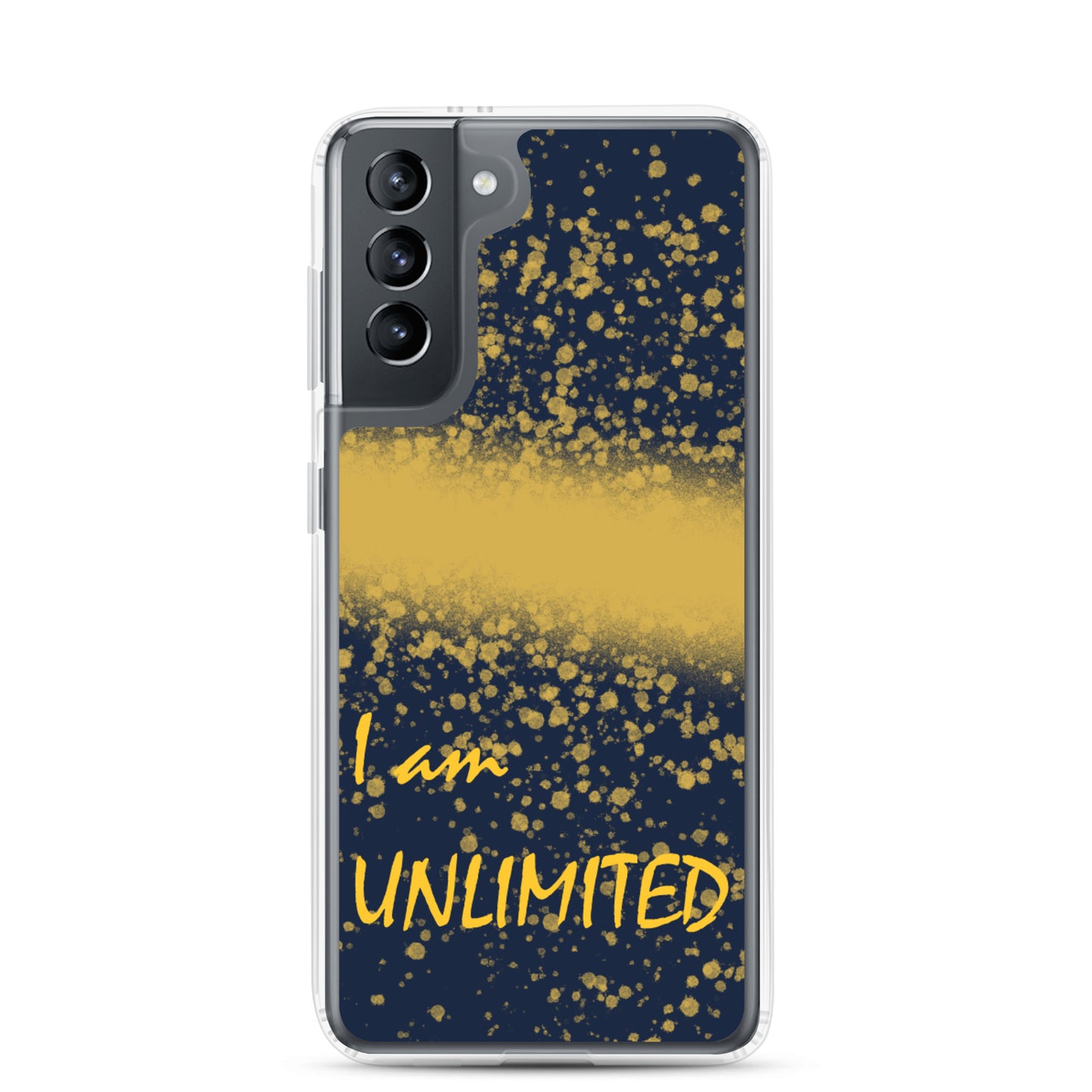 Samsung Phone Case "I am Unlimited" Motivational Mobile Case