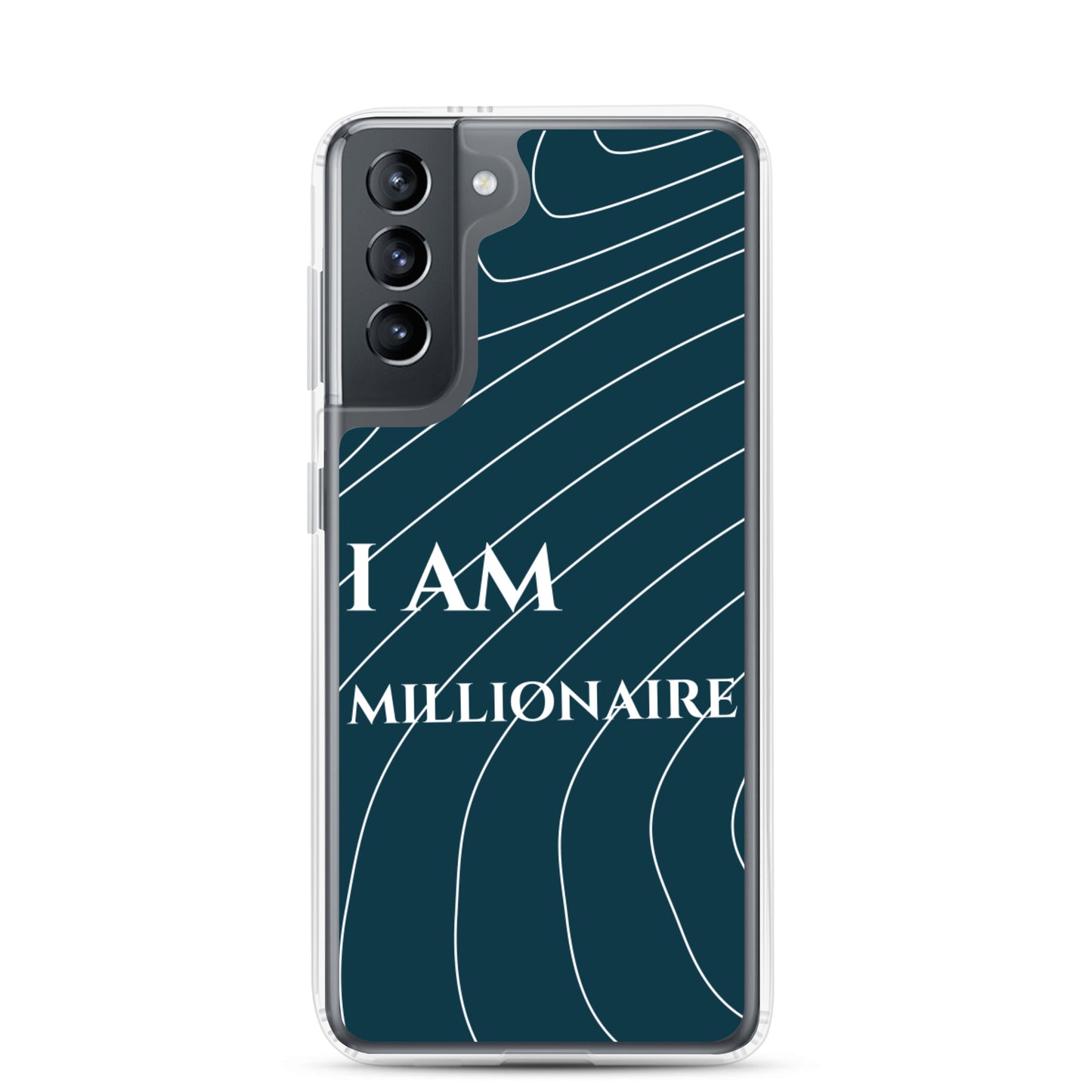 Samsung Mobile Case "I am millionaire" Motivational Phone Case