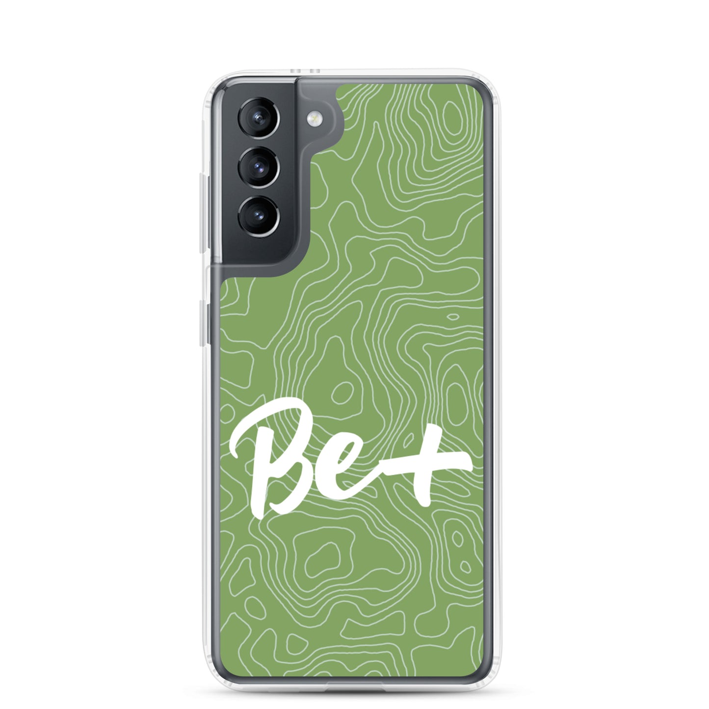 Samsung galaxy mobile Case "Be positive" motivational quote Phone Case