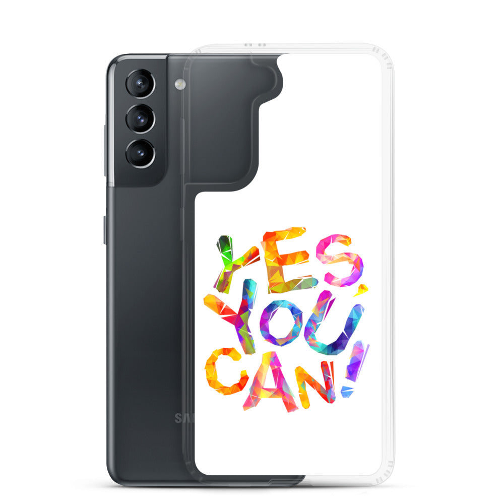 Motivational Samsung Mobile Case "YES YOU CAN !" Law of Attraction Samsung Mobile Phone Case