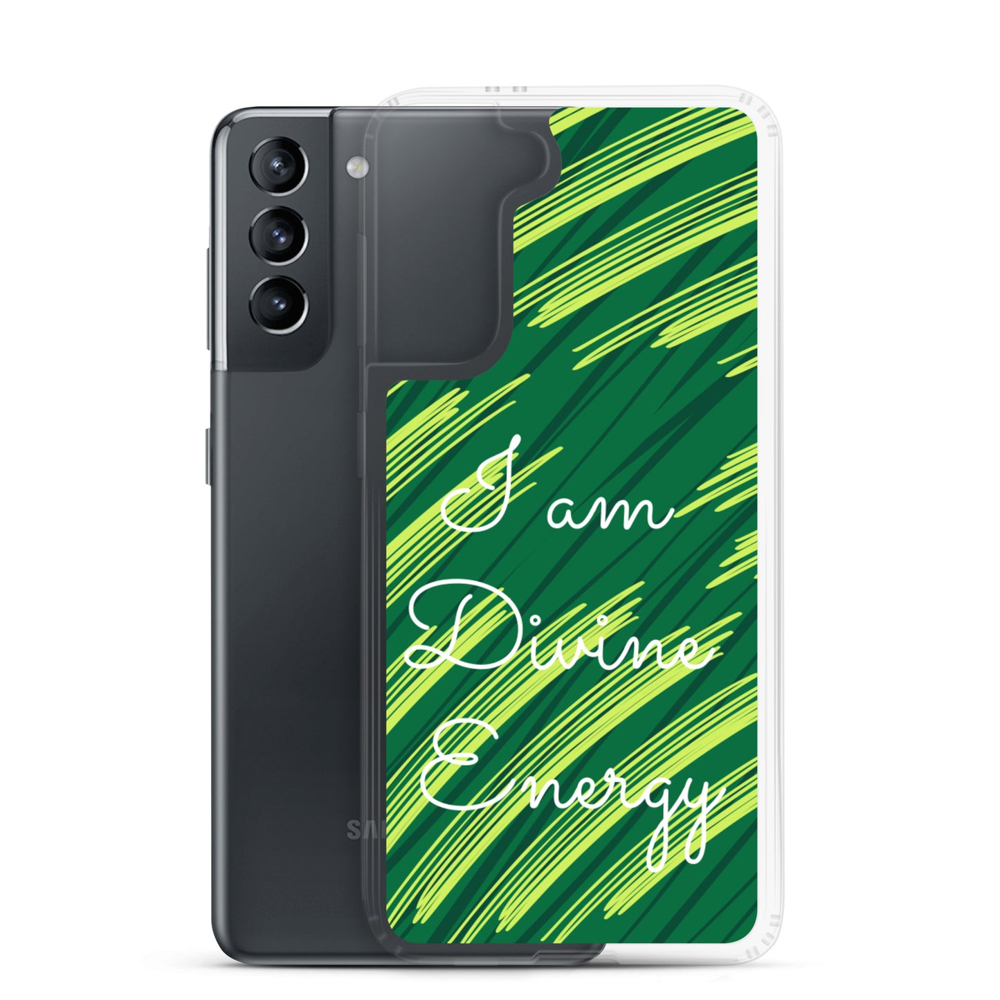 Samsung Mobile Case " I am Divine Energy" positive affirmation Motivational Phone Case