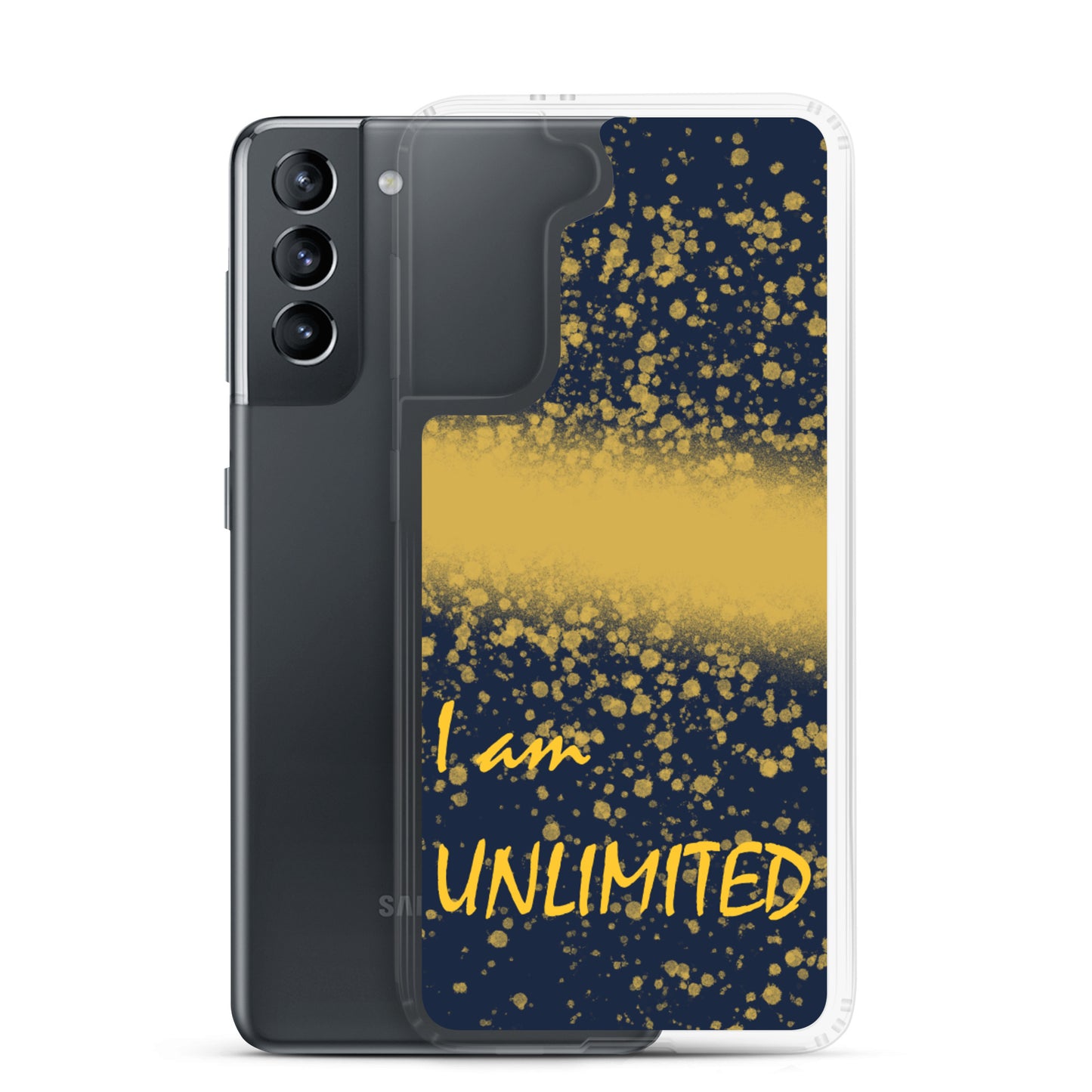 Samsung Phone Case "I am Unlimited" Motivational Mobile Case