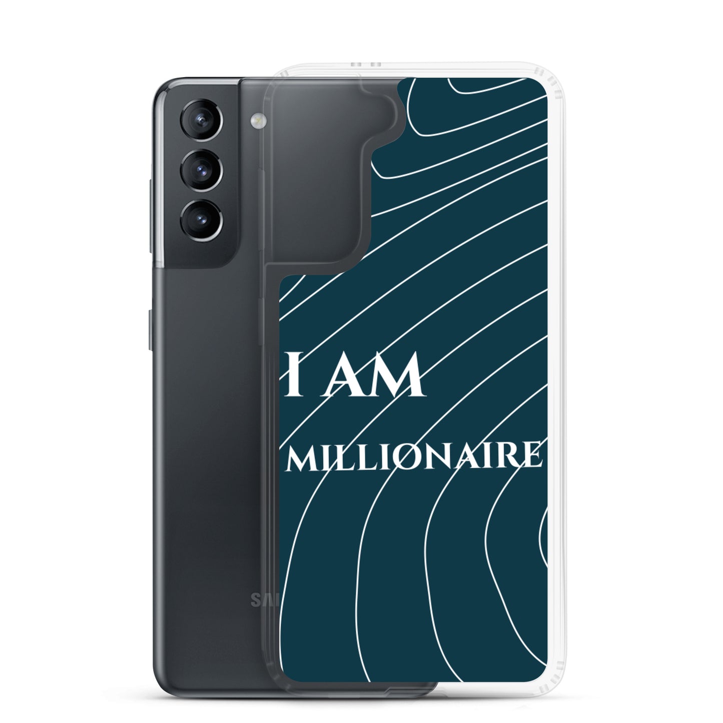 Samsung Mobile Case "I am millionaire" Motivational Phone Case